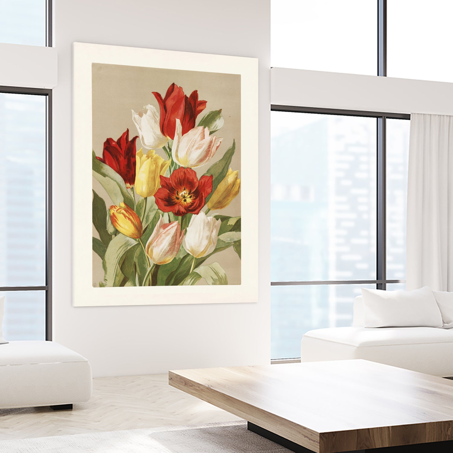 Tulips By Ellen Thayer Fisher by Pictufy on GIANT ART - illustration
