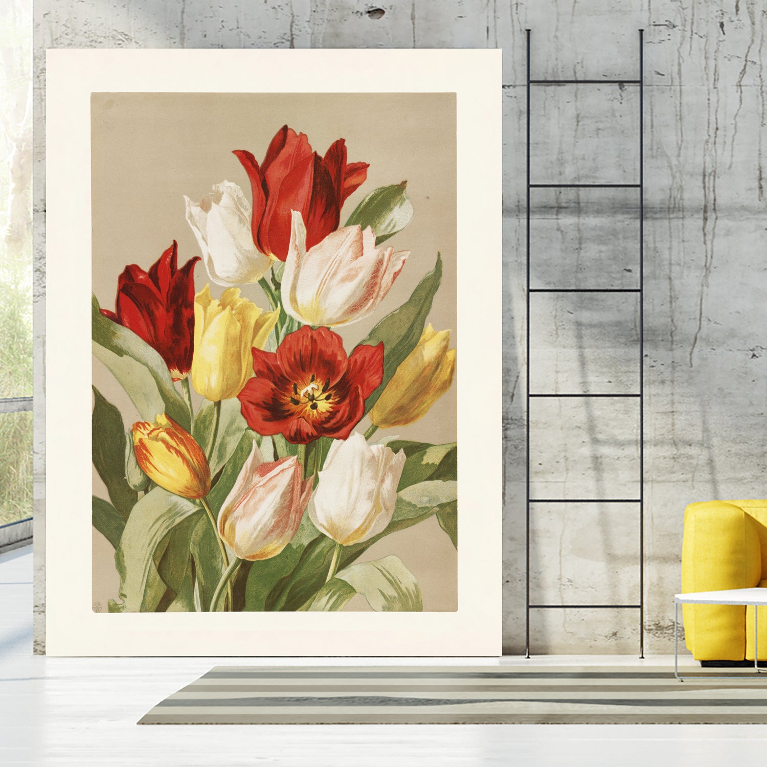 Tulips By Ellen Thayer Fisher by Pictufy on GIANT ART - illustration