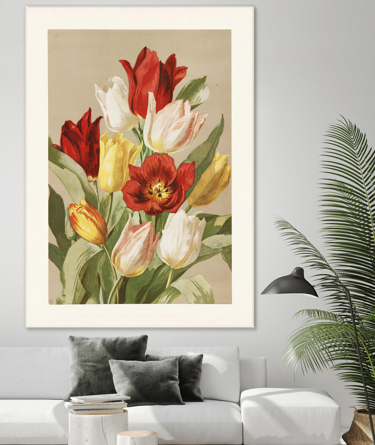 Tulips By Ellen Thayer Fisher by Pictufy on GIANT ART - illustration