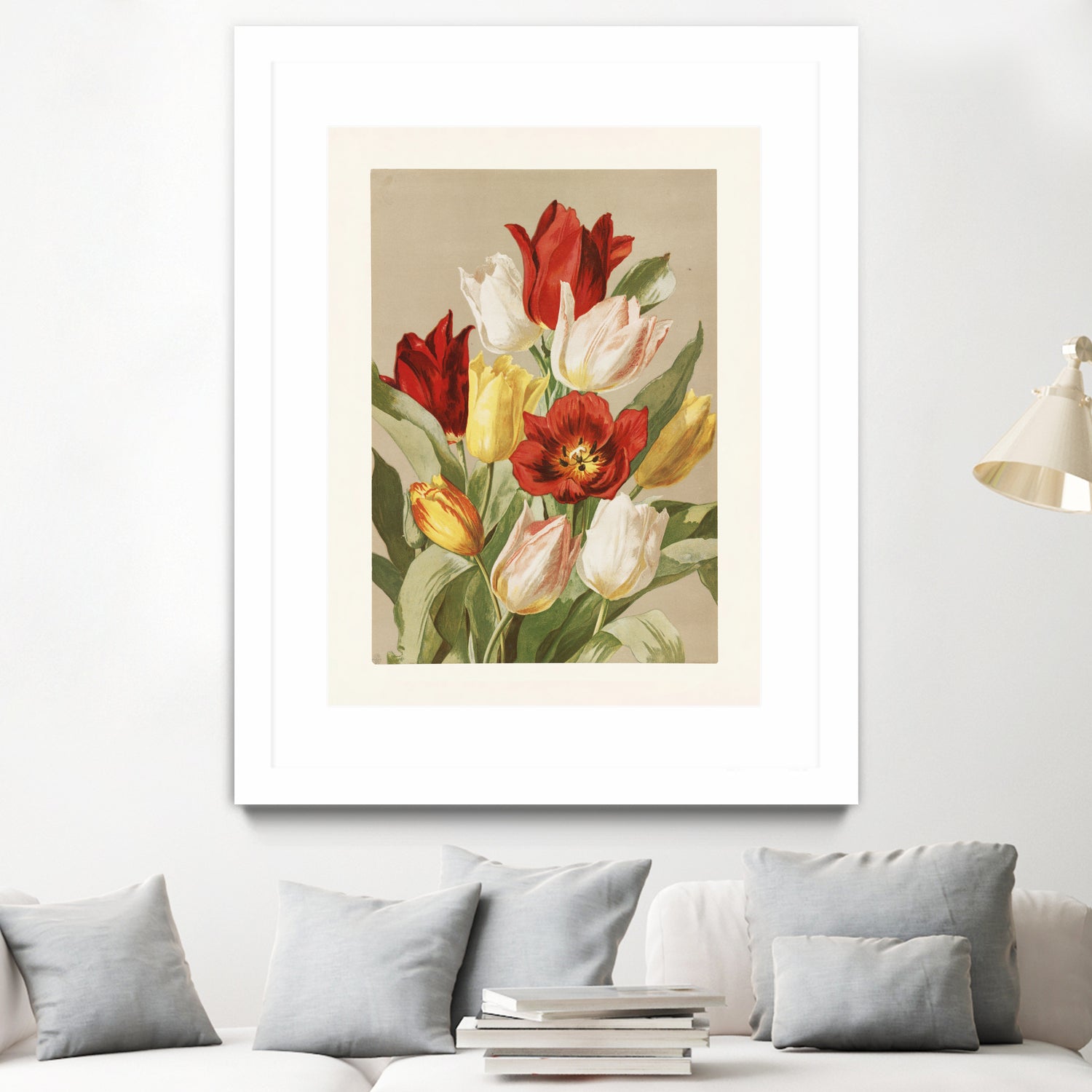 Tulips By Ellen Thayer Fisher by Pictufy on GIANT ART - illustration