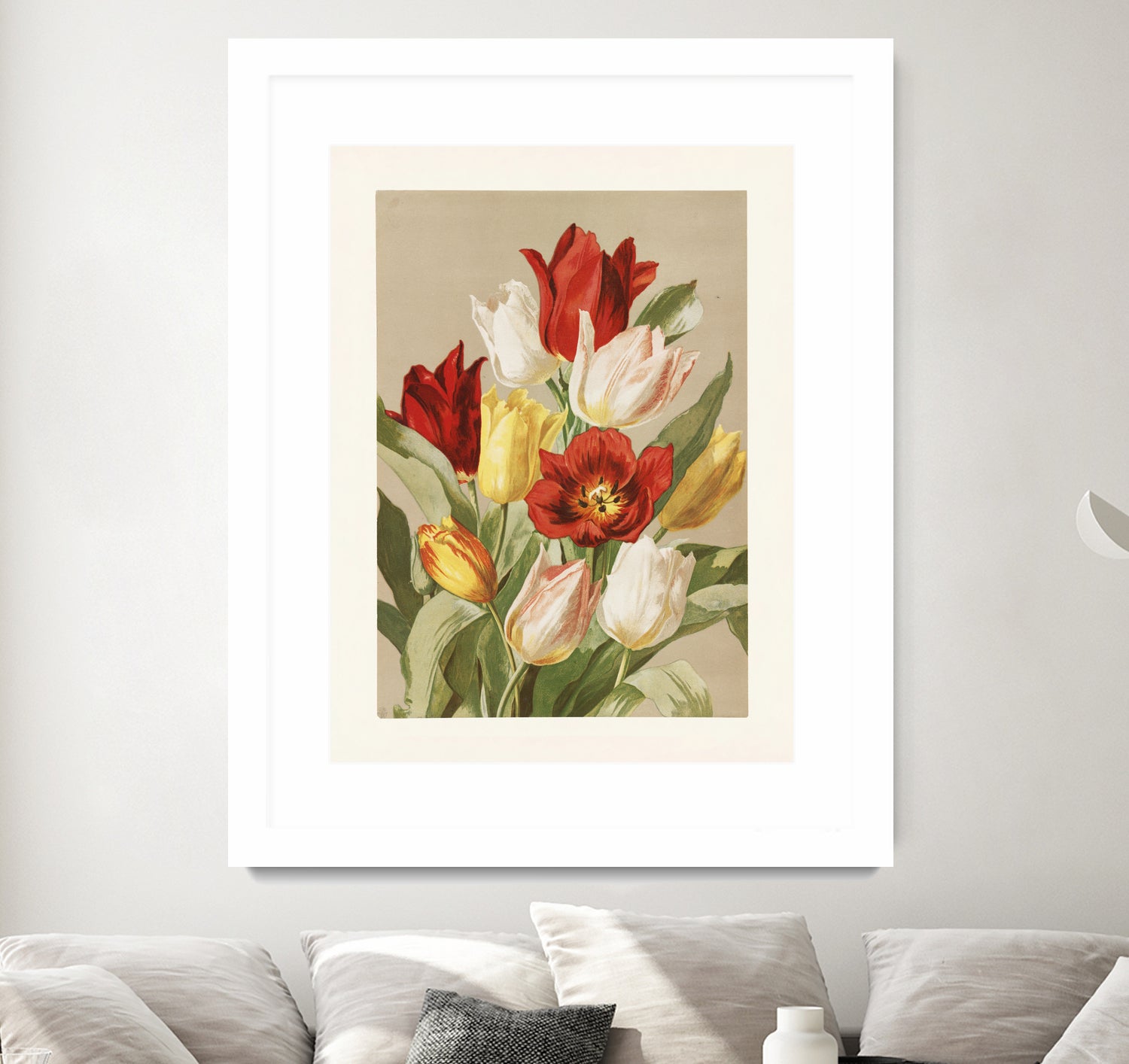 Tulips By Ellen Thayer Fisher by Pictufy on GIANT ART - illustration