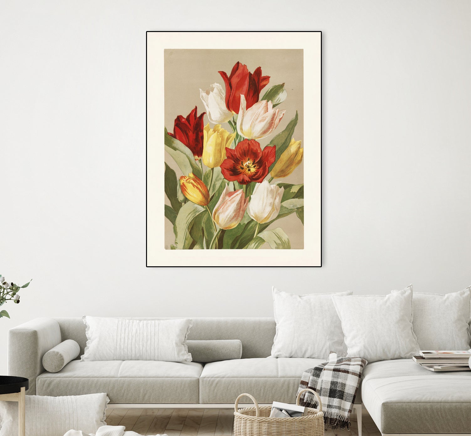 Tulips By Ellen Thayer Fisher by Pictufy on GIANT ART - illustration