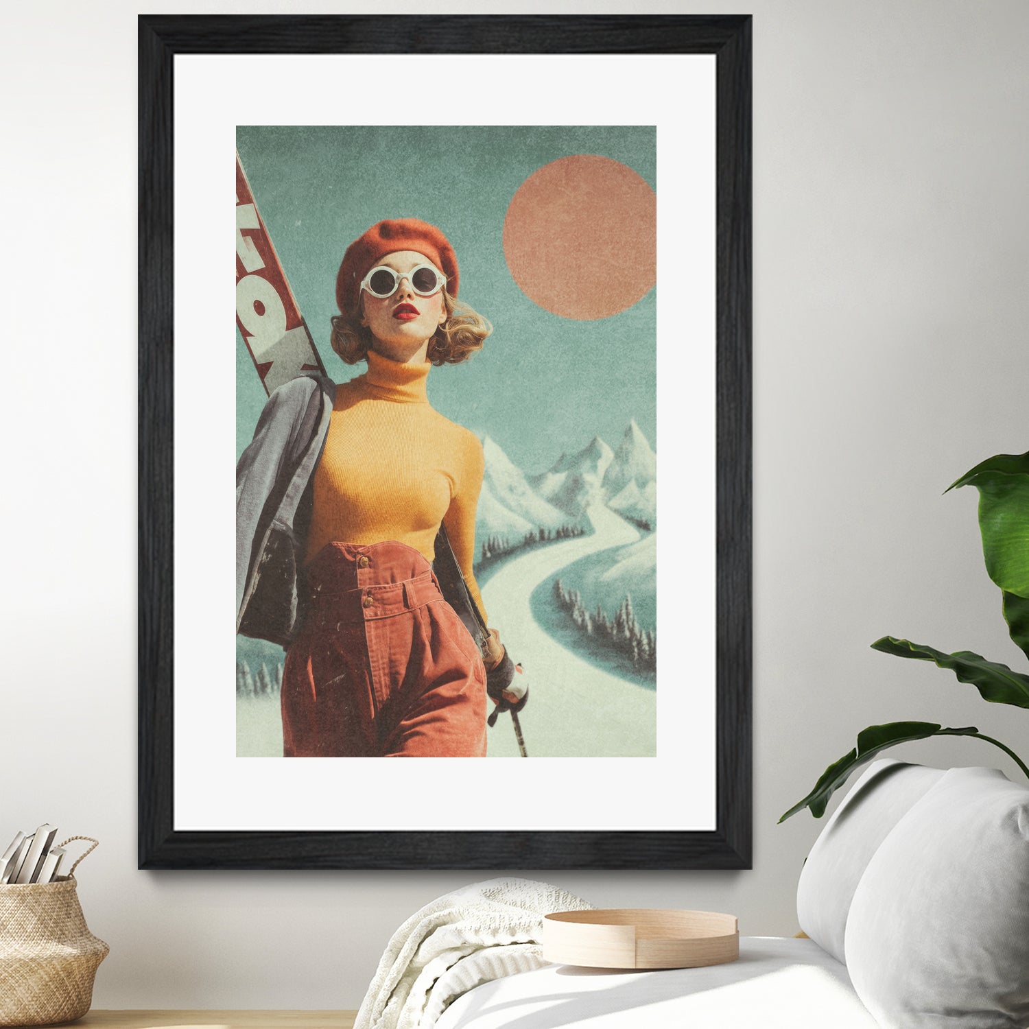 Skiing Adventure by Emel Tunaboylu on GIANT ART - skiing25