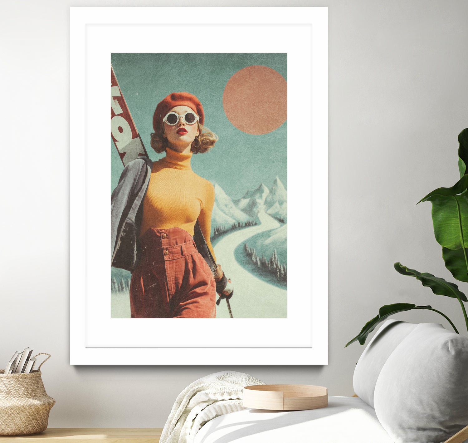 Skiing Adventure by Emel Tunaboylu on GIANT ART - skiing25