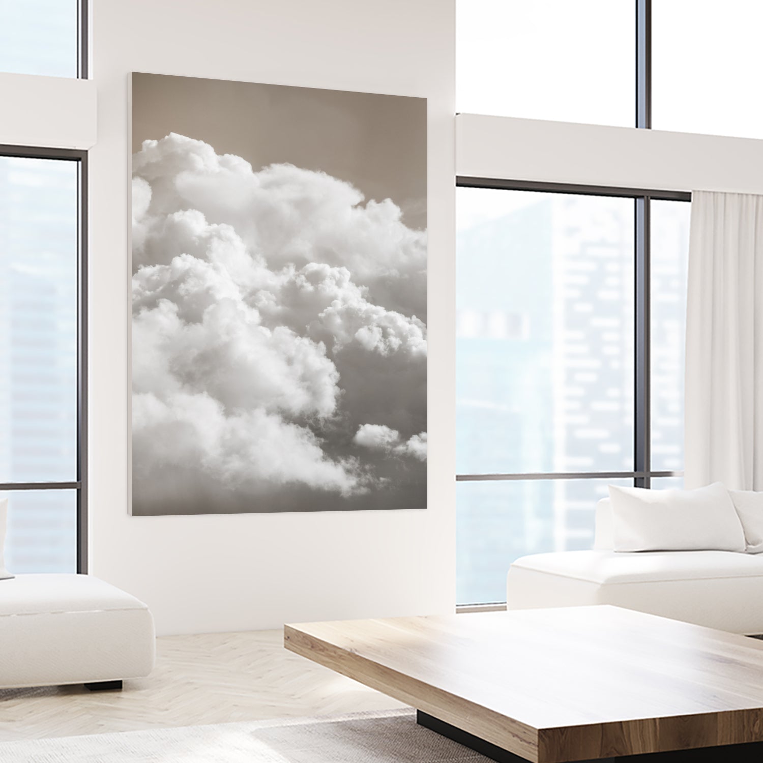 Sandy Clouds by Mareike Bohmer on GIANT ART - cloud