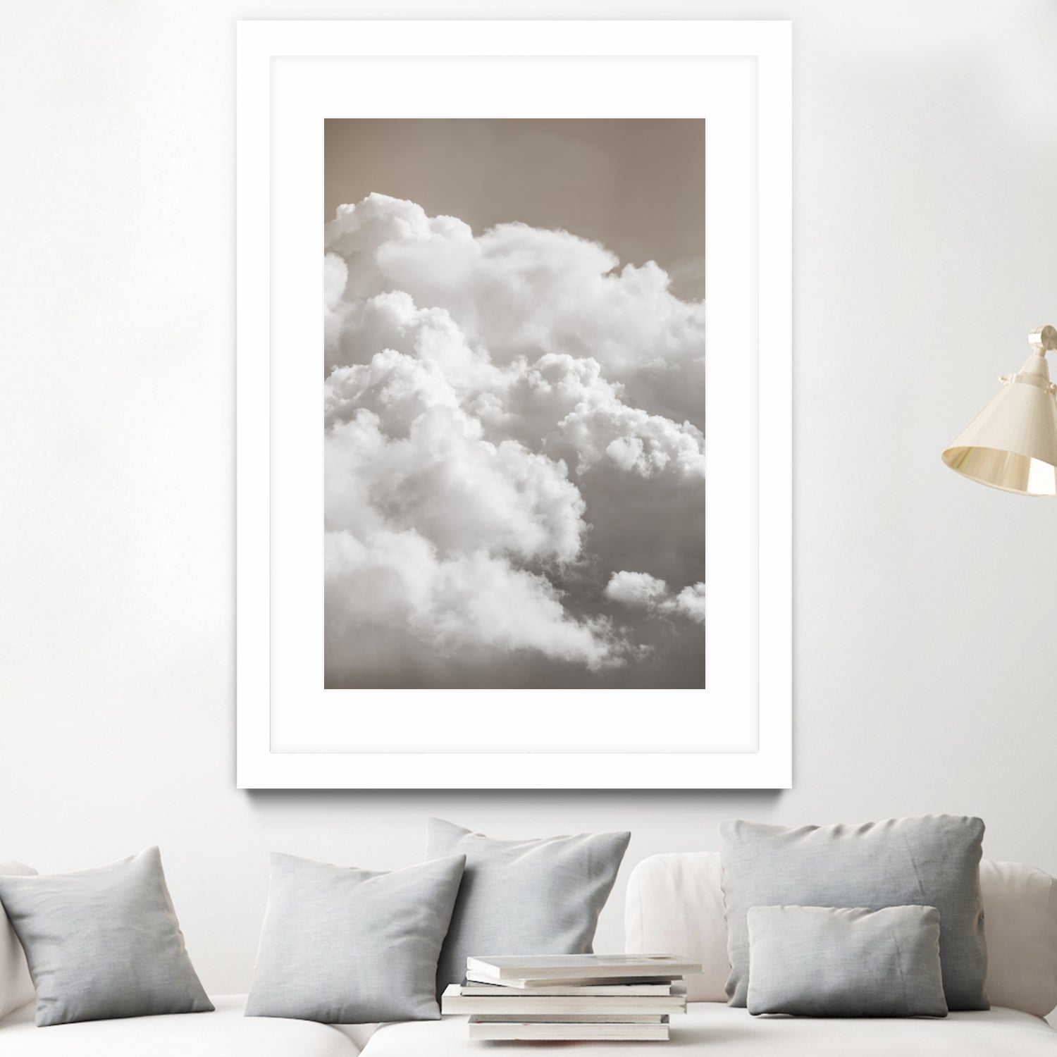 Sandy Clouds by Mareike Bohmer on GIANT ART - cloud
