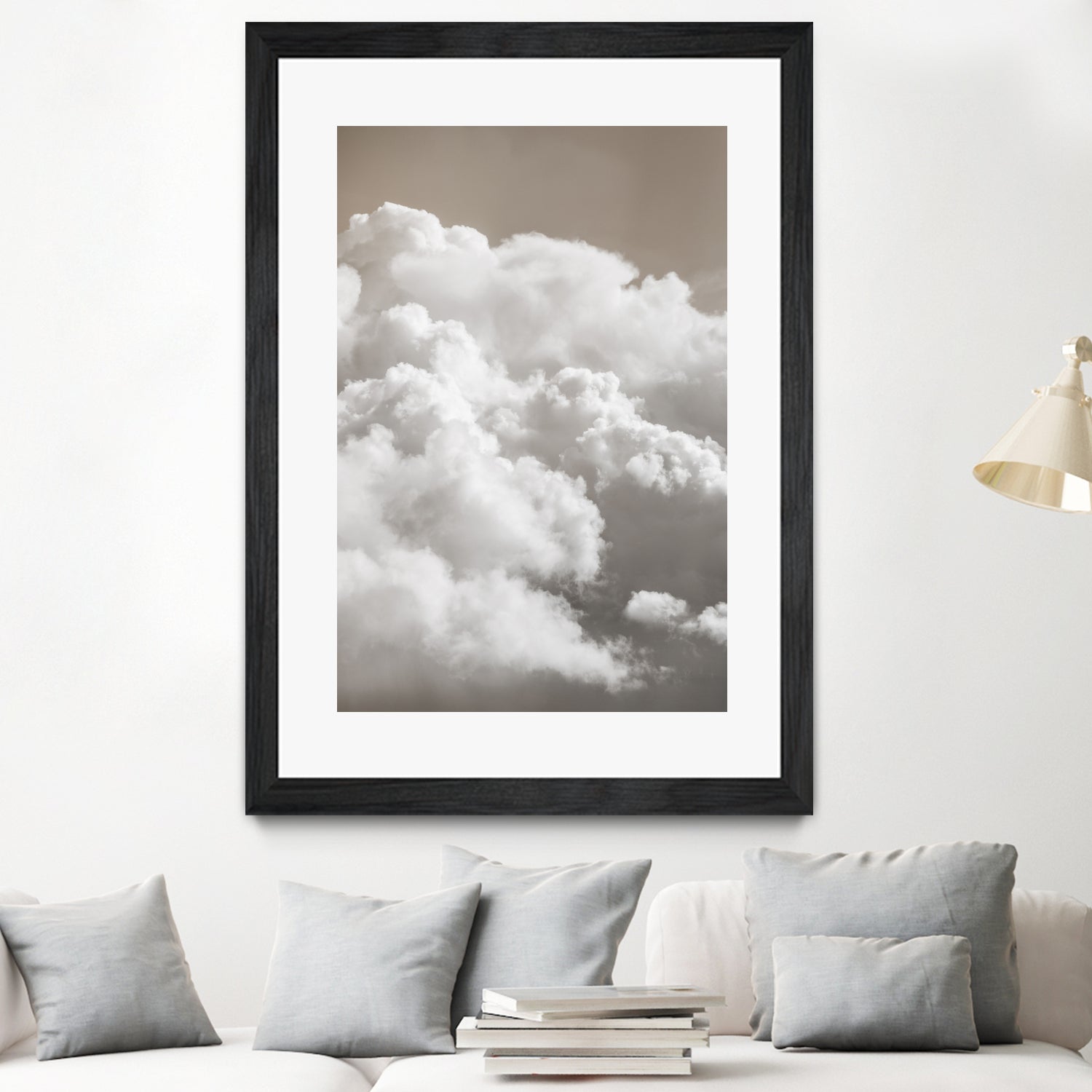 Sandy Clouds by Mareike Bohmer on GIANT ART - cloud