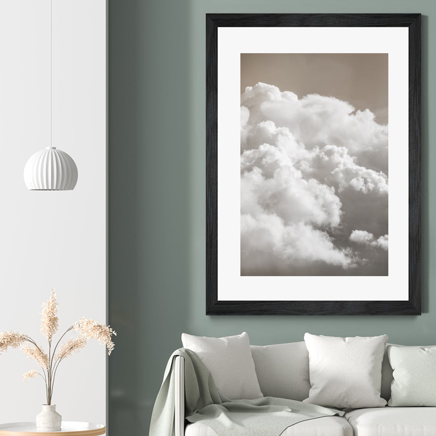 Sandy Clouds by Mareike Bohmer on GIANT ART - cloud