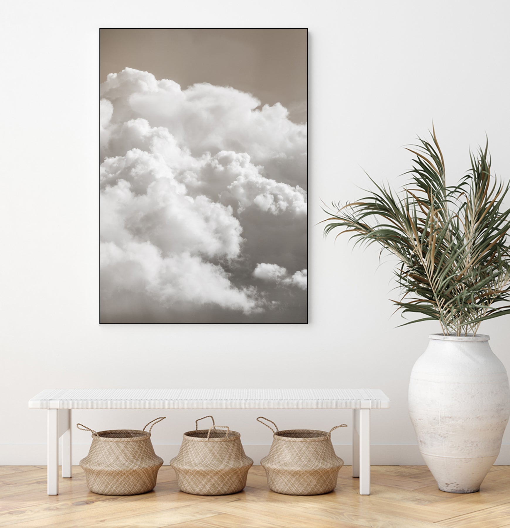 Sandy Clouds by Mareike Bohmer on GIANT ART - cloud