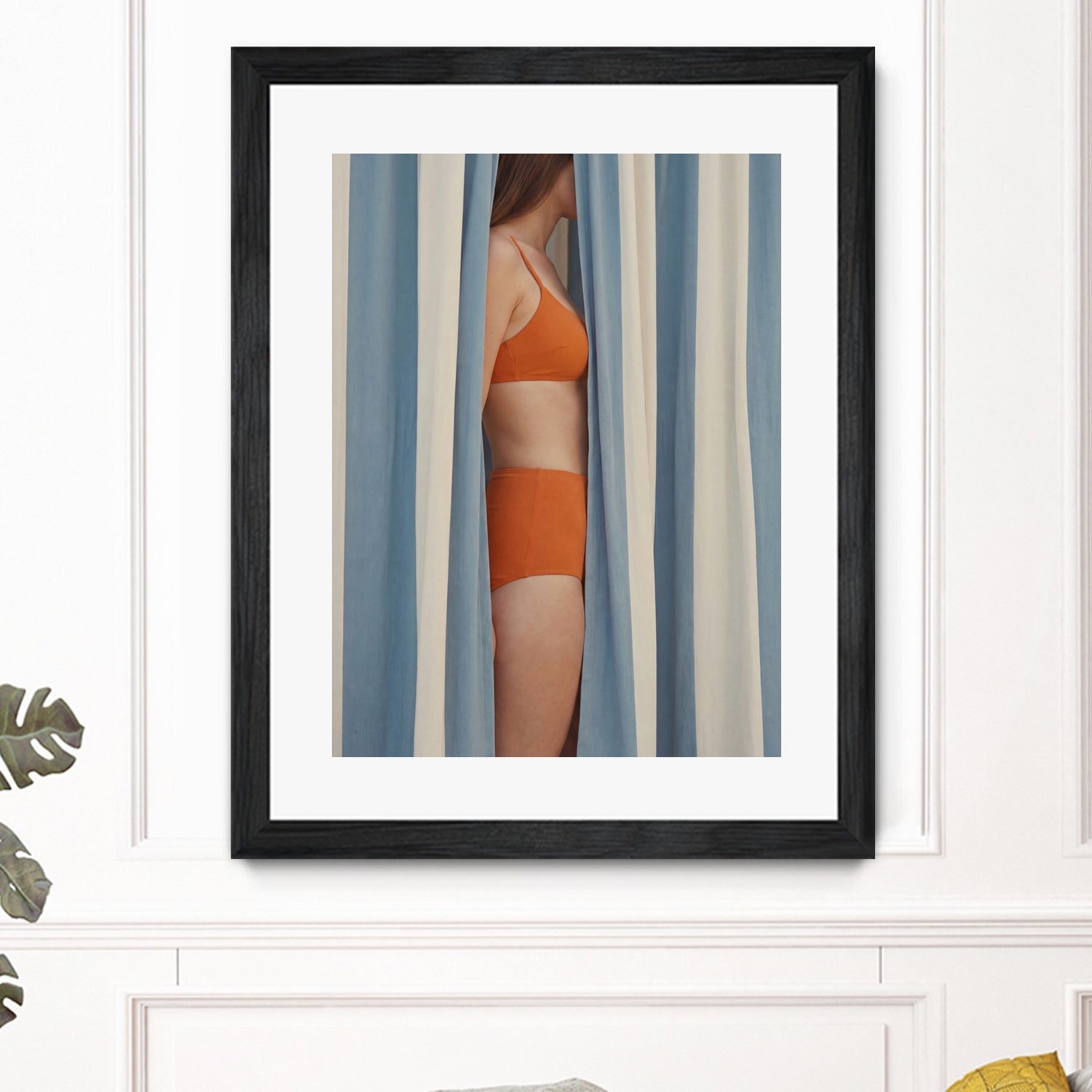 Behind the Curtains by Andreas Magnusson on GIANT ART - illustration woman