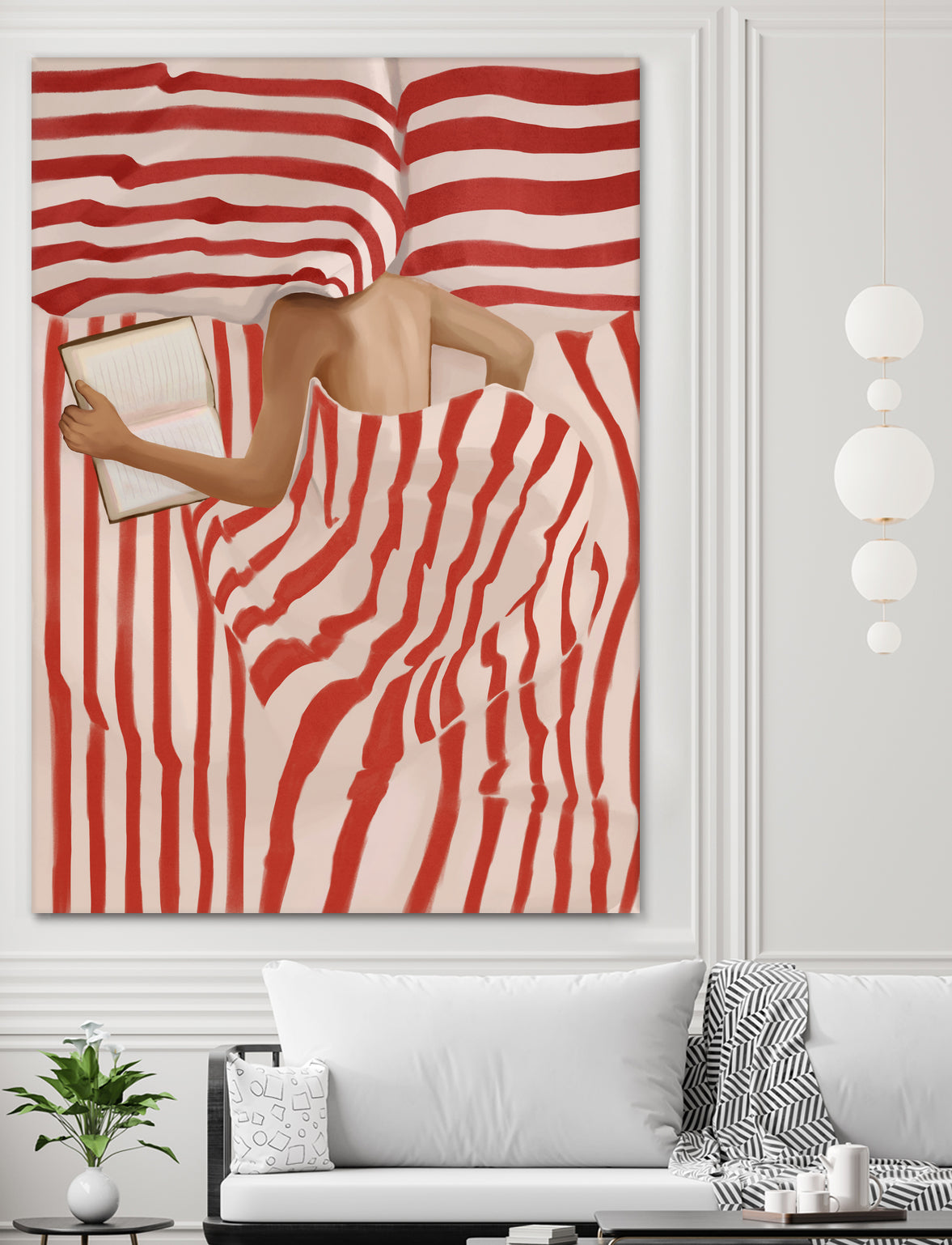 Between the Lines by Flow Line on GIANT ART - illustration stripes