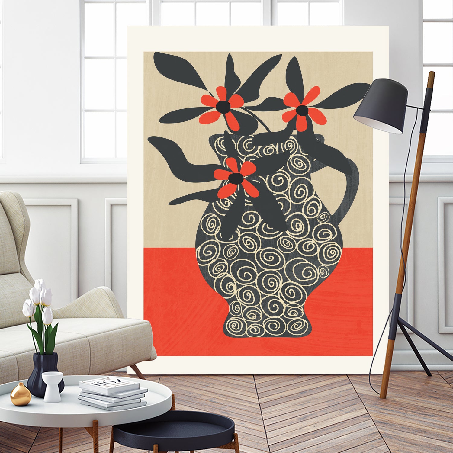 Modern Bloom by Flow Line on GIANT ART - illustration abstract