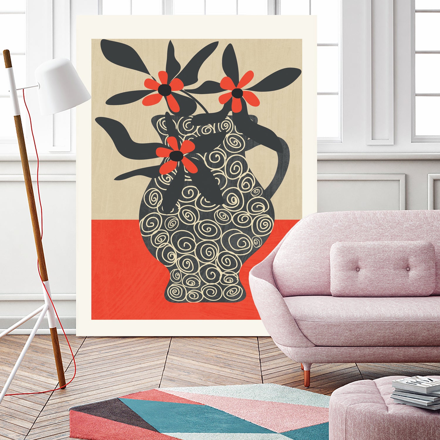 Modern Bloom by Flow Line on GIANT ART - illustration abstract