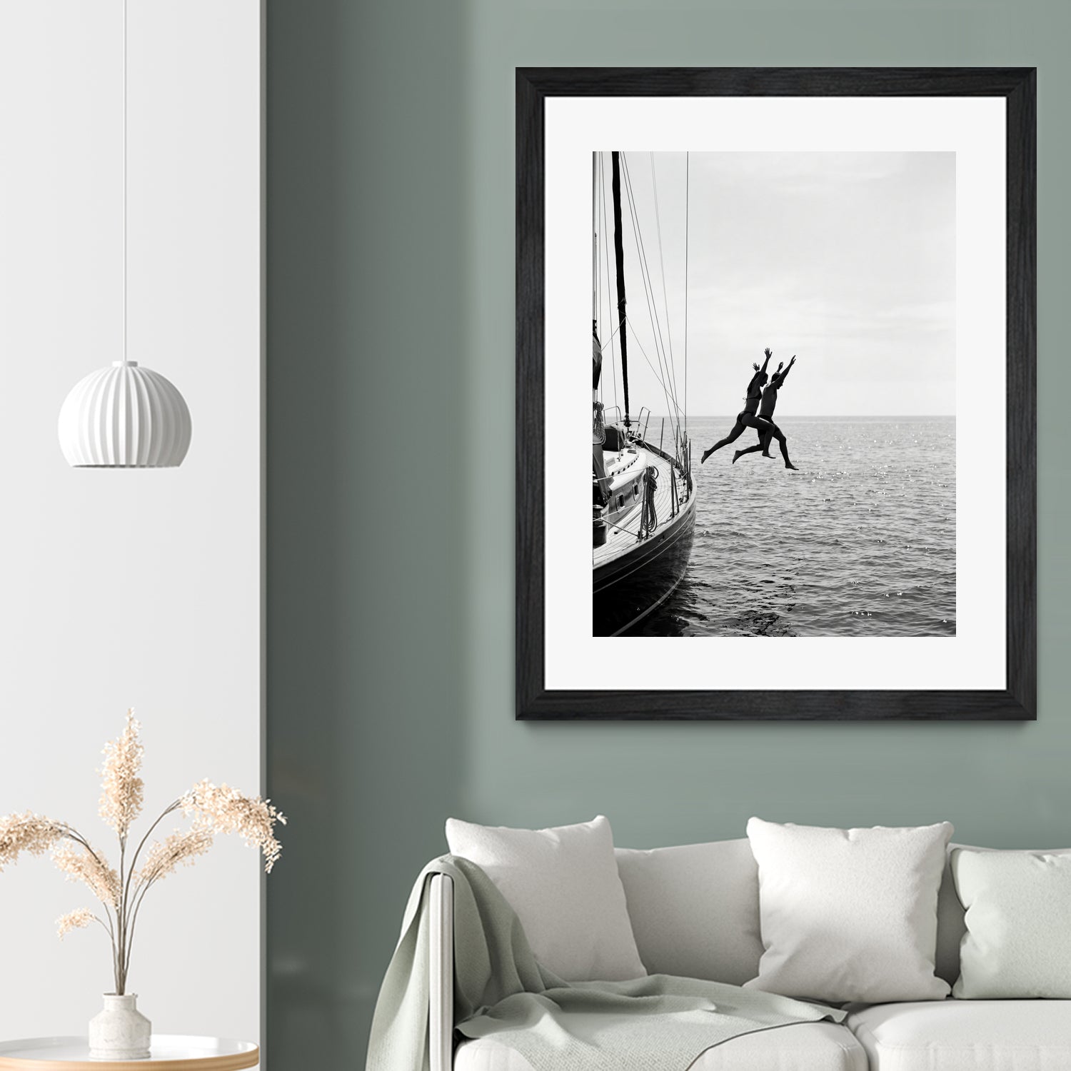 Jumping From a Boat by Andreas Magnusson on GIANT ART - photography boat