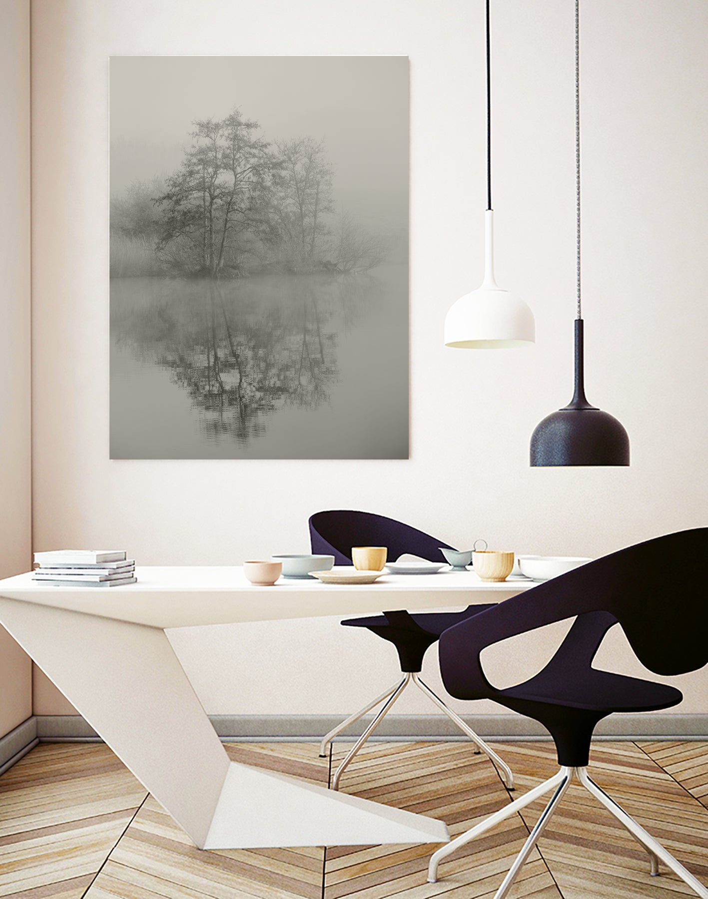 Swan lake by By PEJ on GIANT ART - botanical