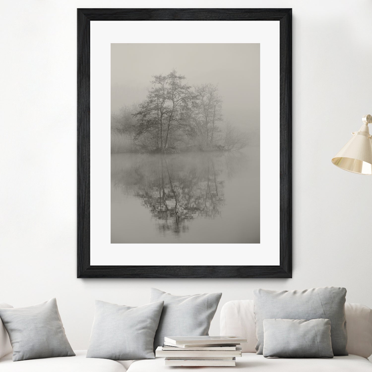 Swan lake by By PEJ on GIANT ART - botanical