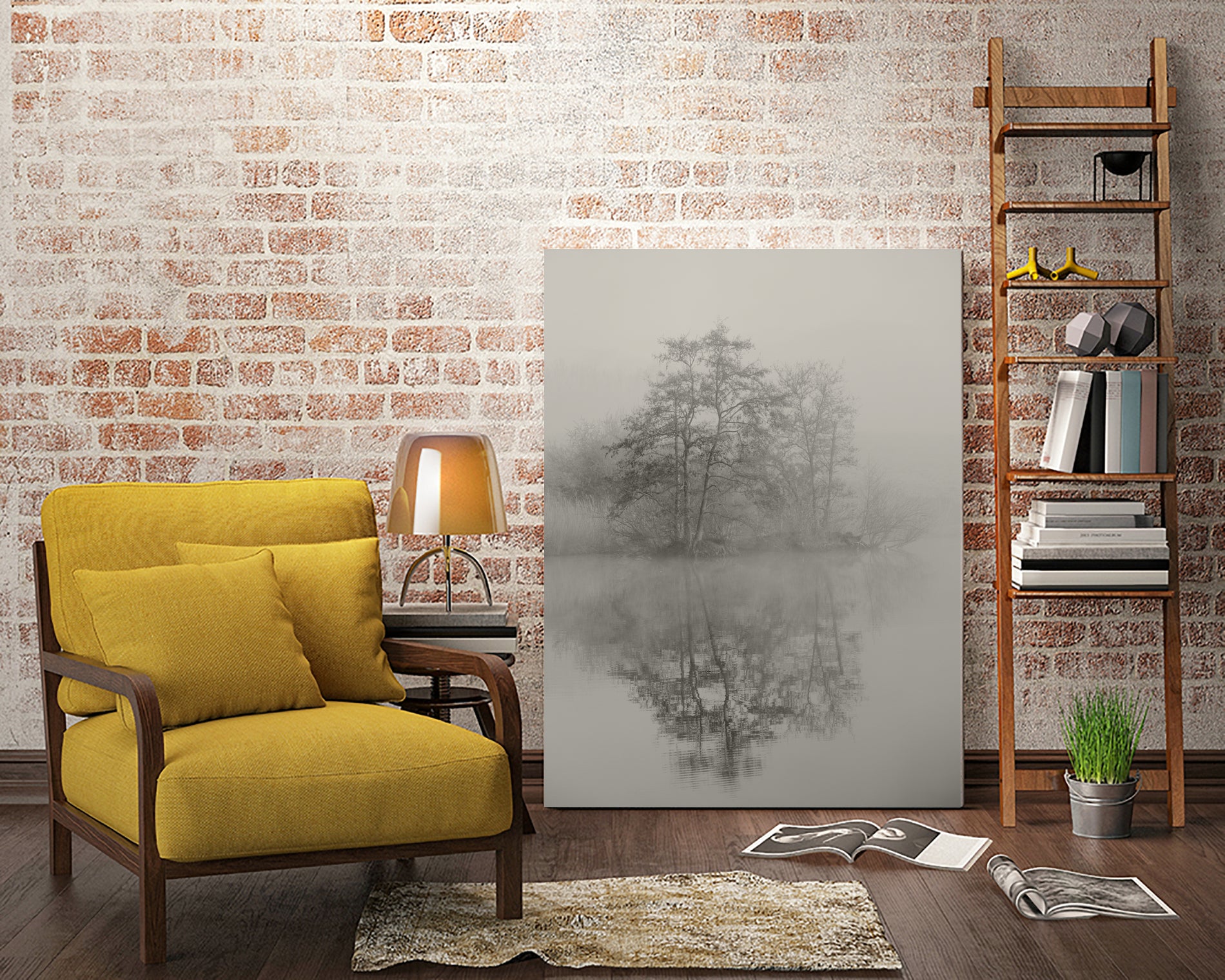 Swan lake by By PEJ on GIANT ART - botanical