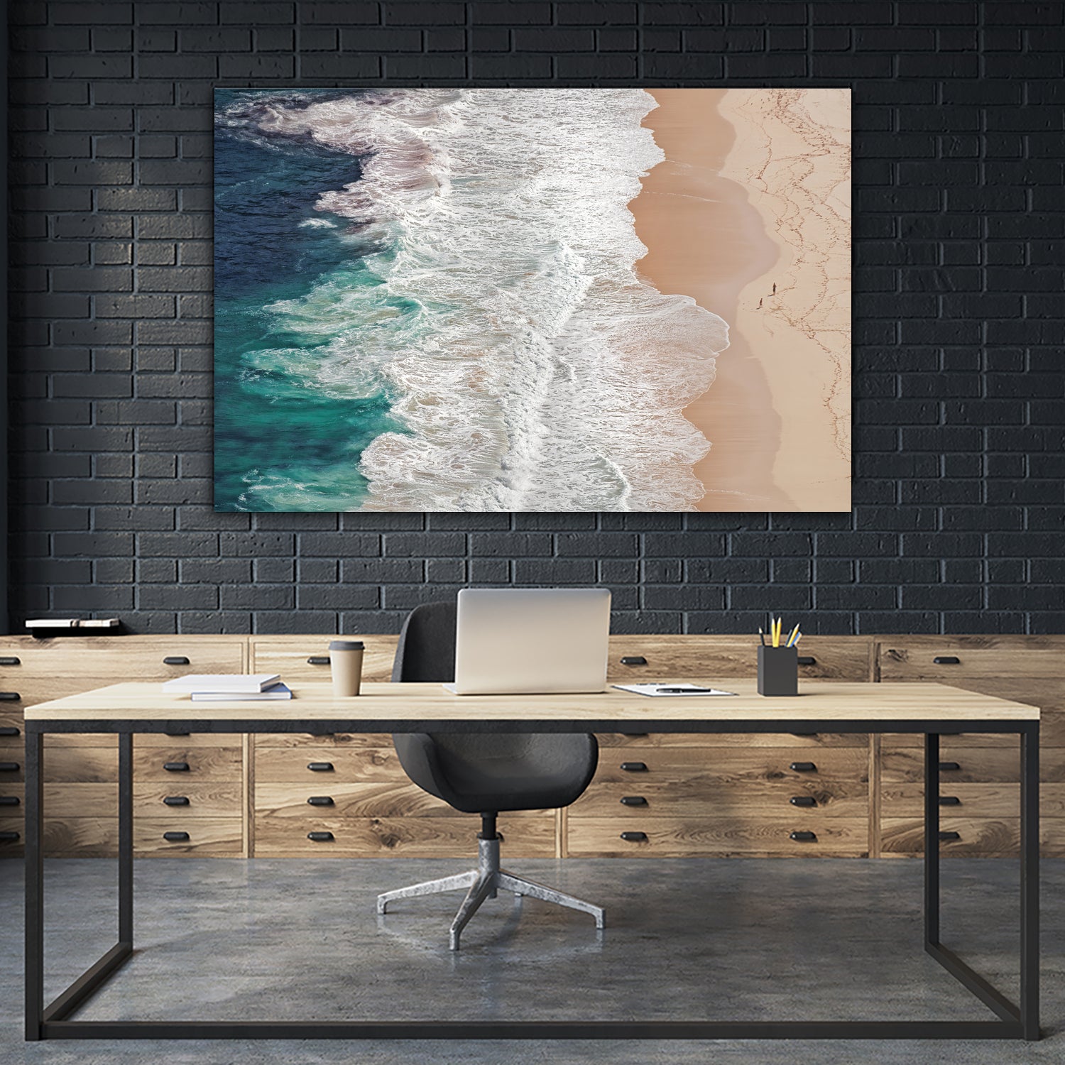 Where the Ocean Ends... by Andreas on GIANT ART - green landscape ocean