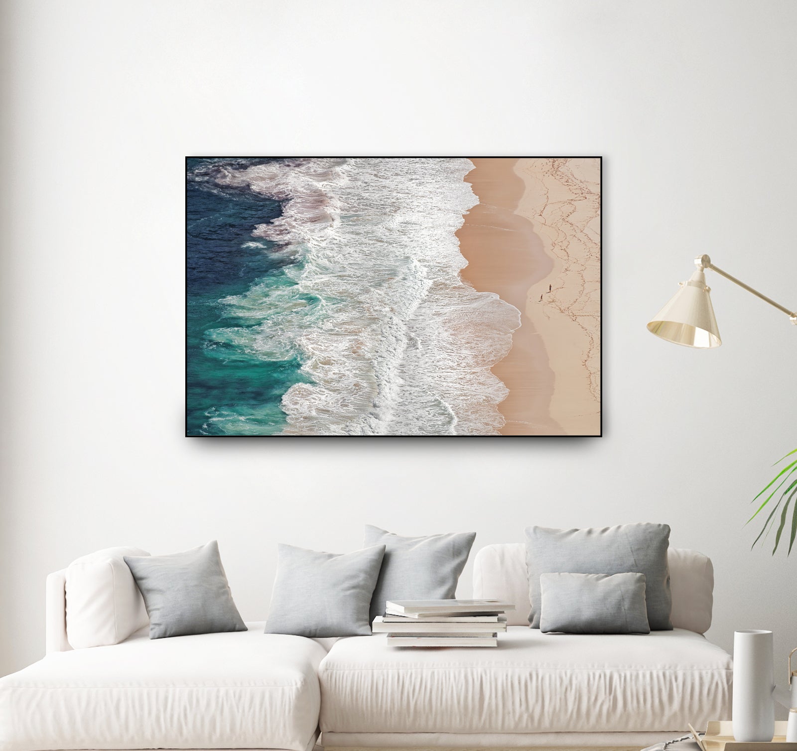 Where the Ocean Ends... by Andreas on GIANT ART - green landscape ocean