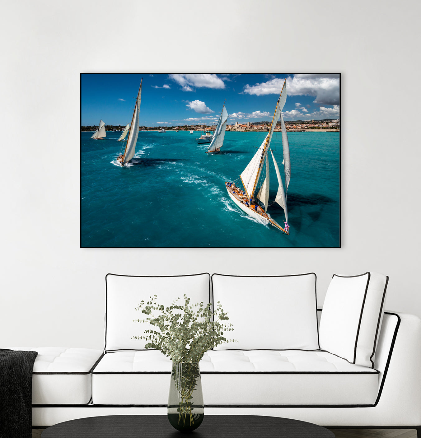 Race start by Marc Pelissier on GIANT ART - sailboats photography sailboats