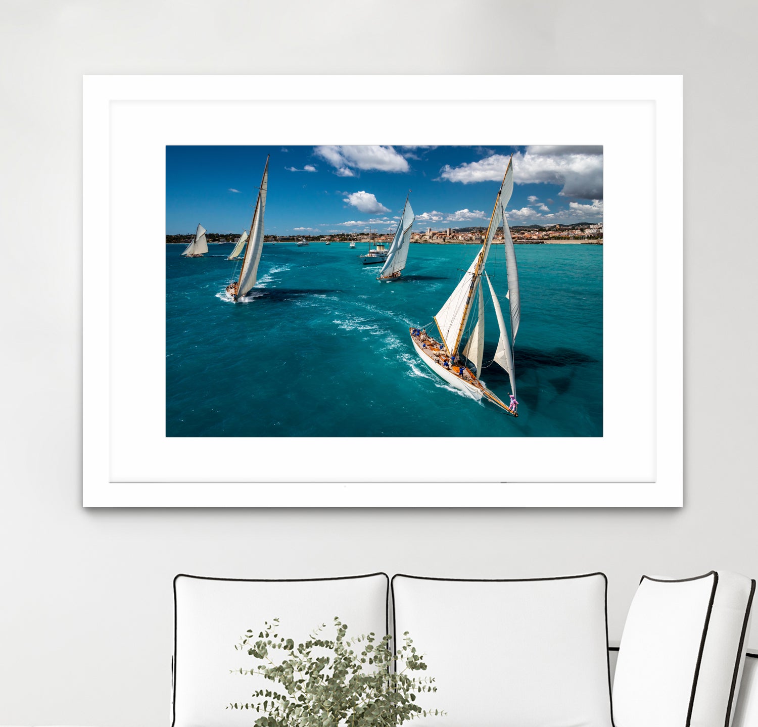 Race start by Marc Pelissier on GIANT ART - sailboats photography sailboats