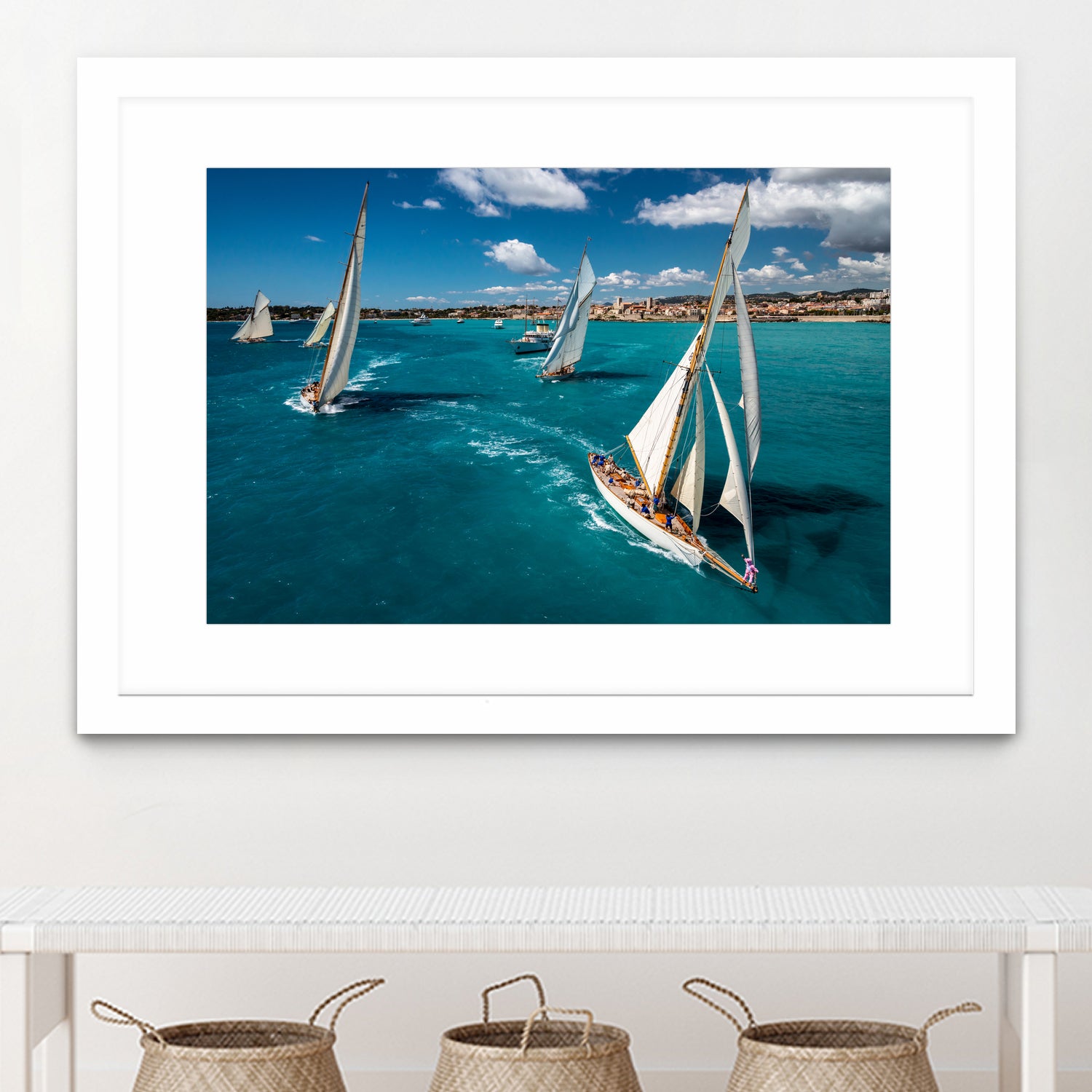 Race start by Marc Pelissier on GIANT ART - sailboats photography sailboats