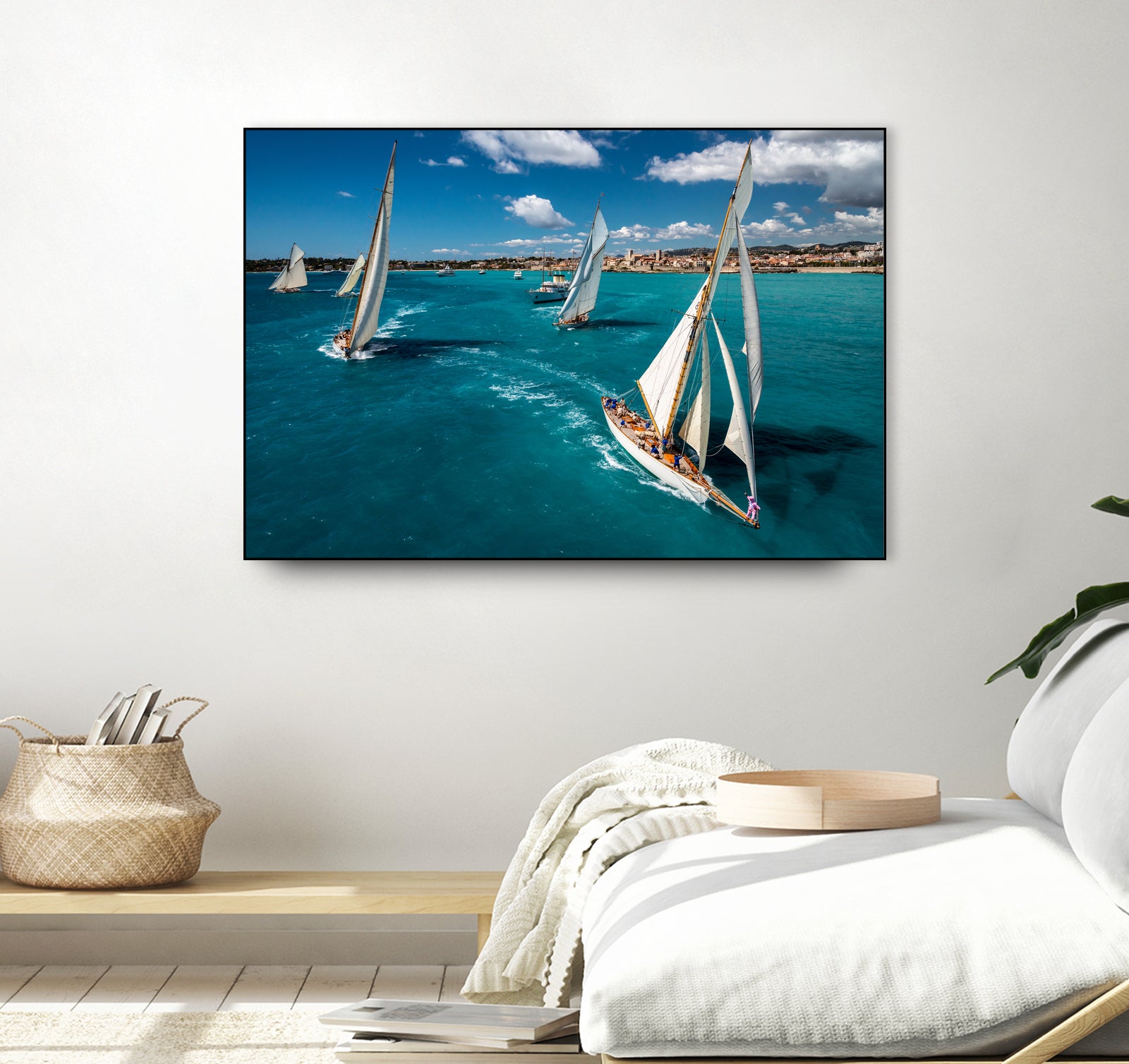 Race start by Marc Pelissier on GIANT ART - sailboats photography sailboats