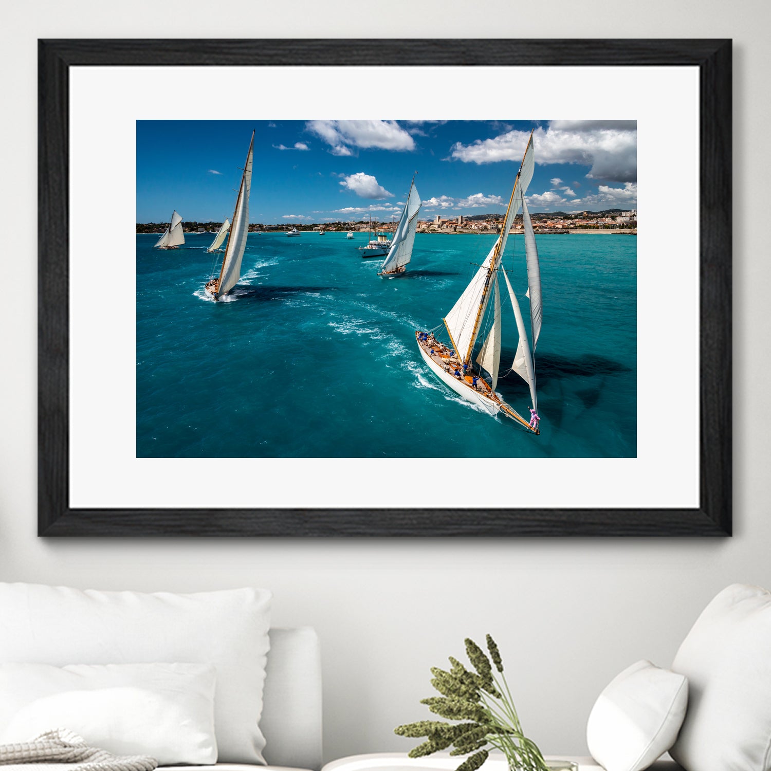 Race start by Marc Pelissier on GIANT ART - sailboats photography sailboats