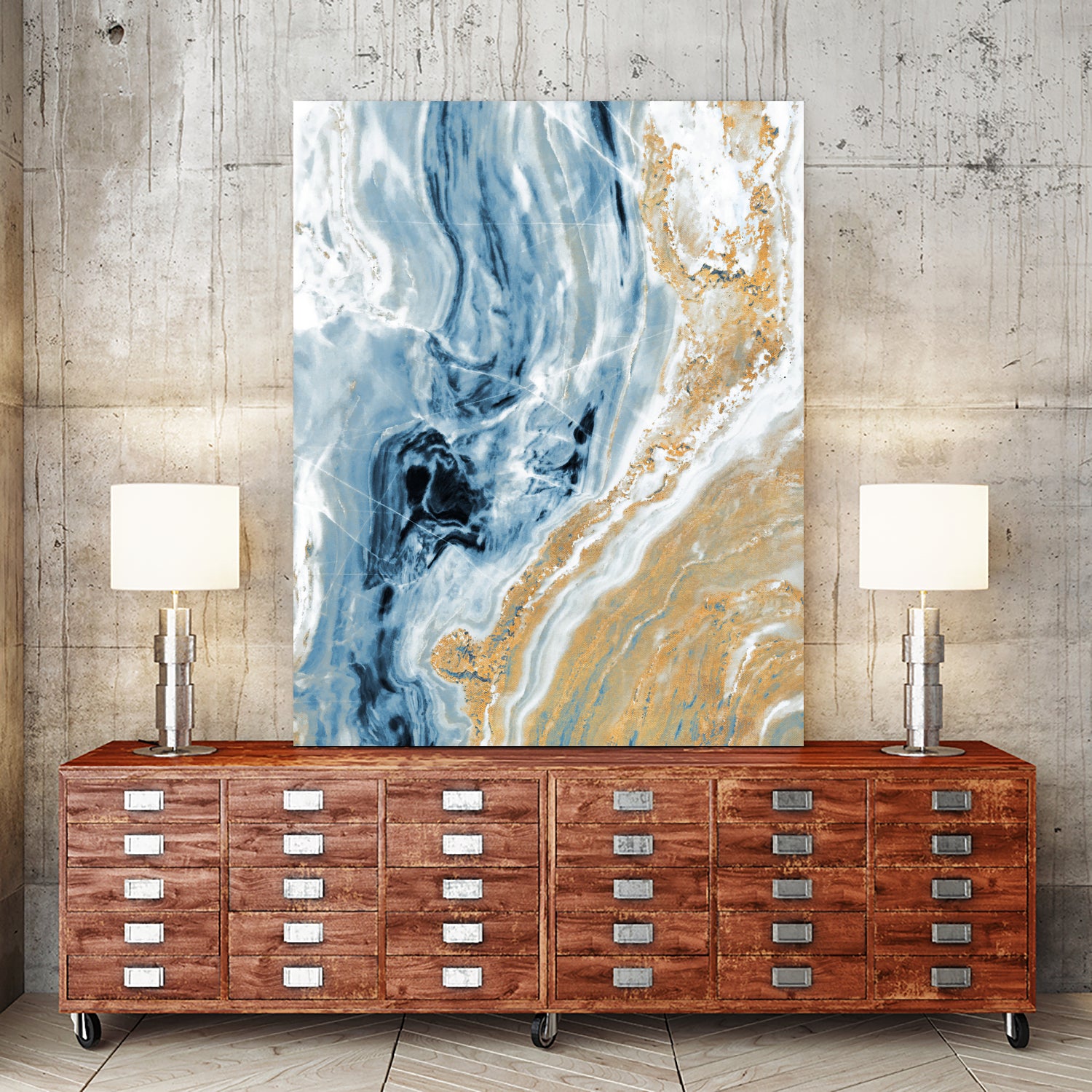 Blue Quartz Top by Susan Bryant on GIANT ART - photography blue