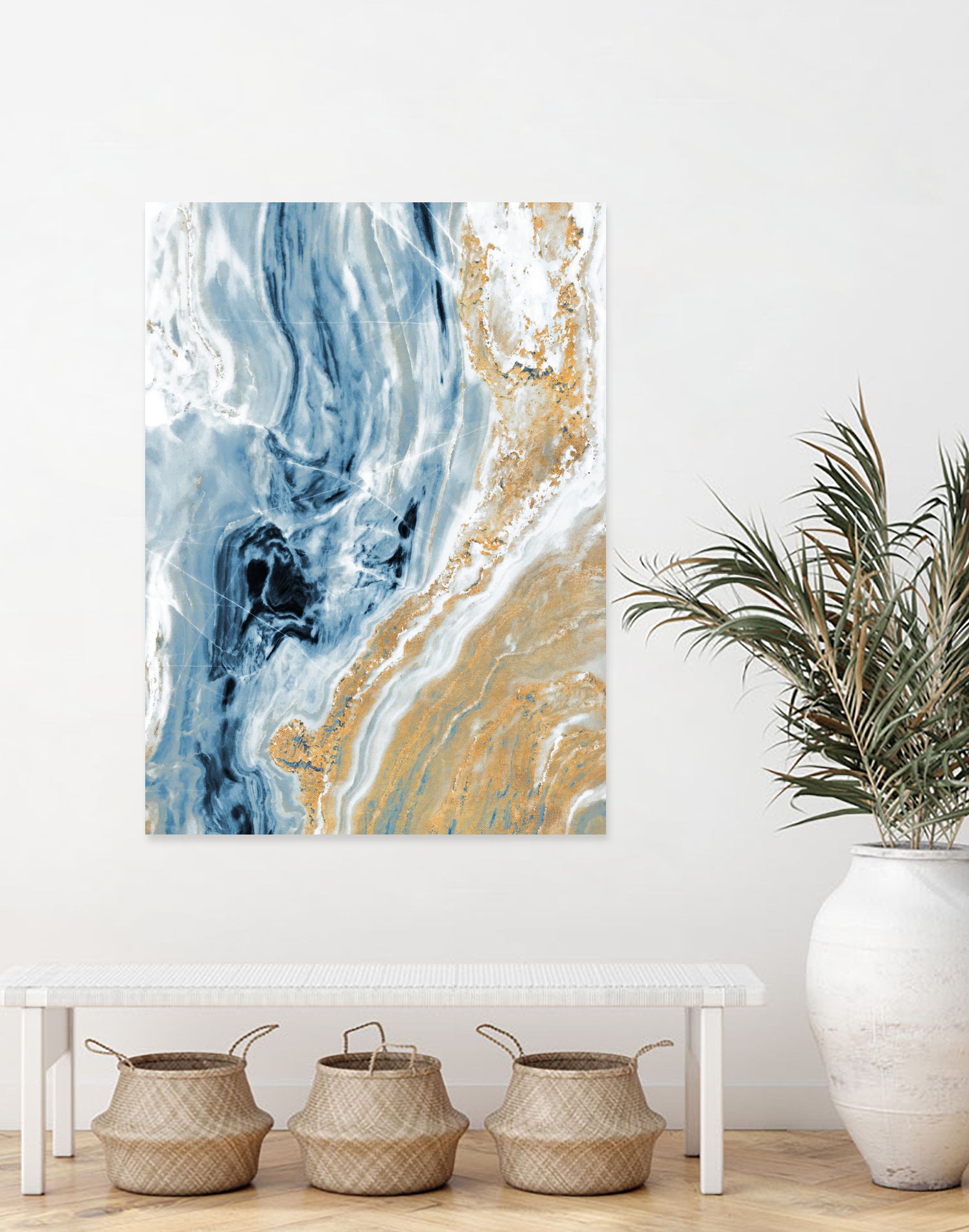 Blue Quartz Top by Susan Bryant on GIANT ART - photography blue