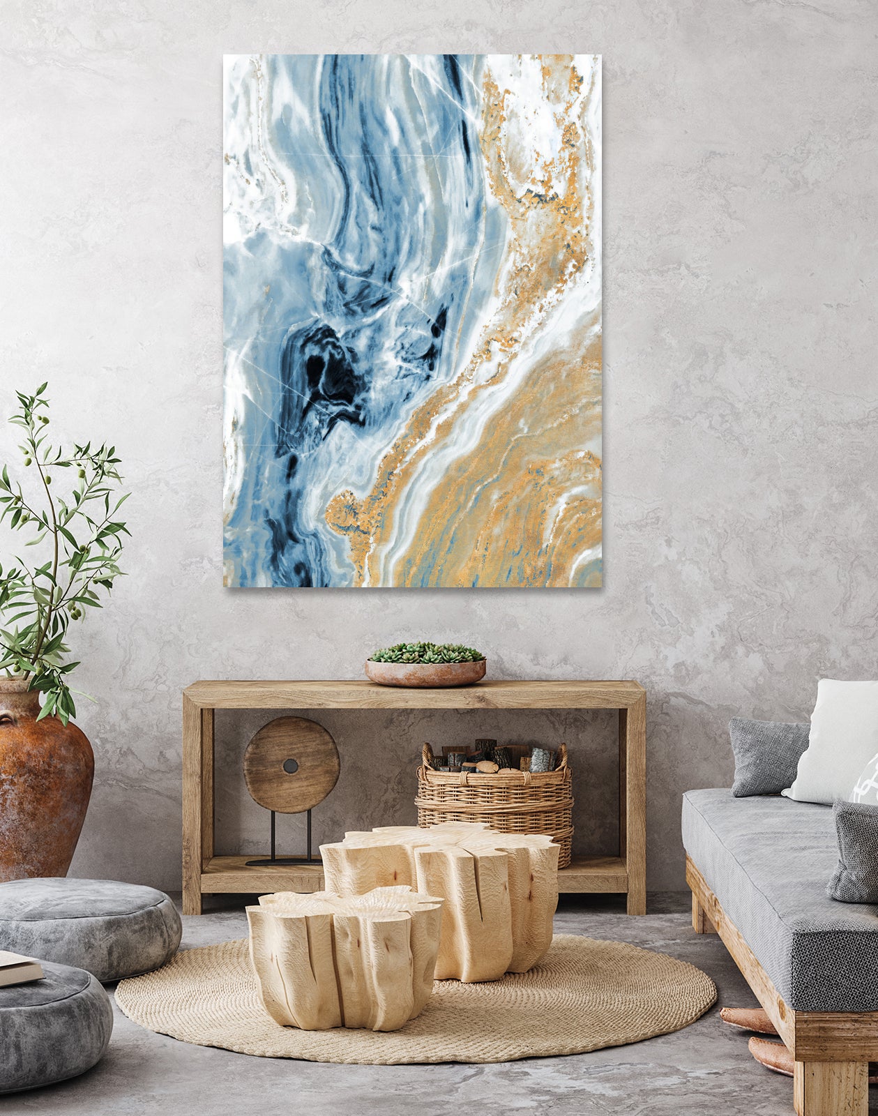 Blue Quartz Top by Susan Bryant on GIANT ART - photography blue