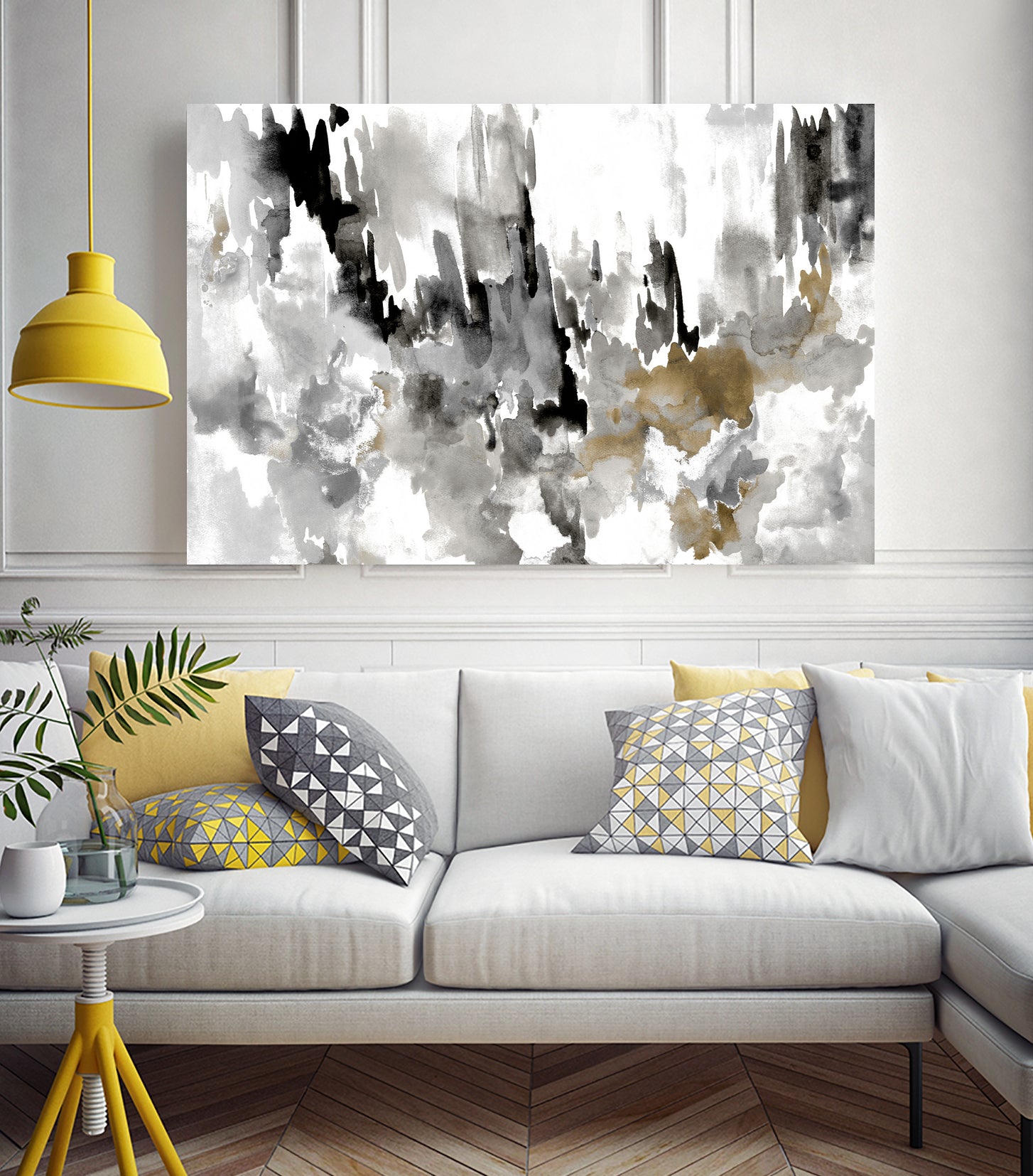 Neutral Splatter by Kat Papa on GIANT ART - abstract neutral