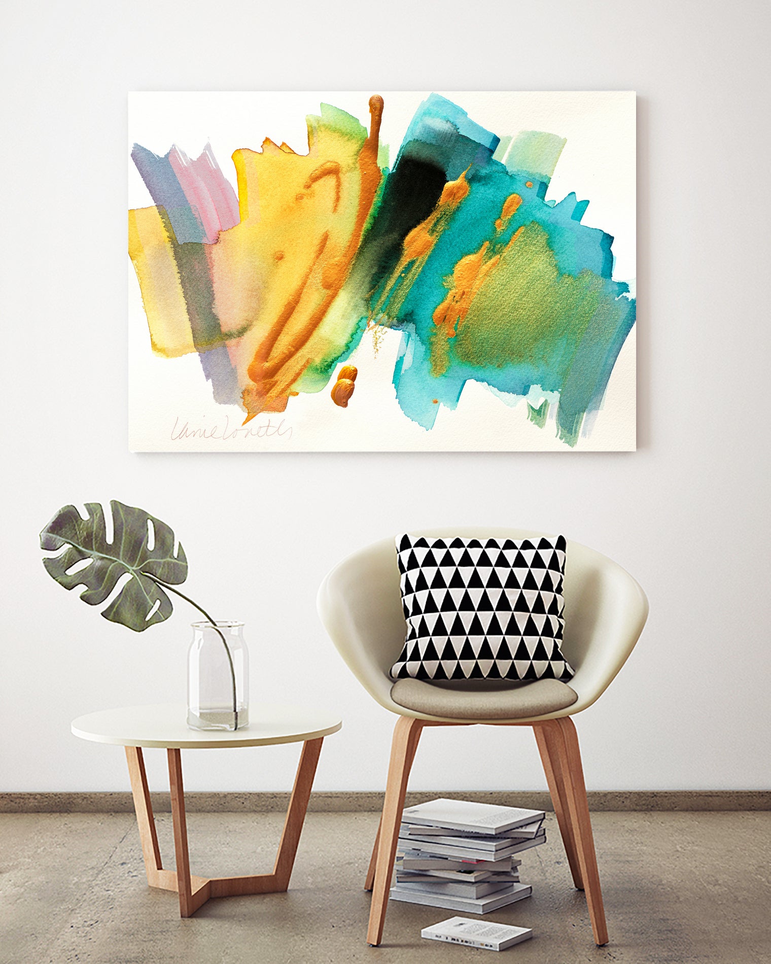 Amber Gold III by Lanie Loreth on GIANT ART - abstract abstract