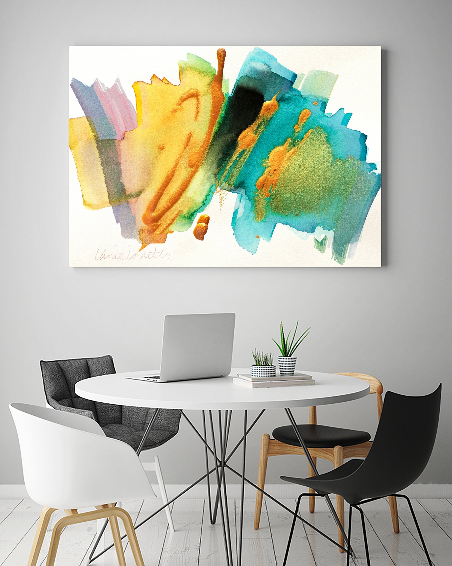 Amber Gold III by Lanie Loreth on GIANT ART - abstract abstract