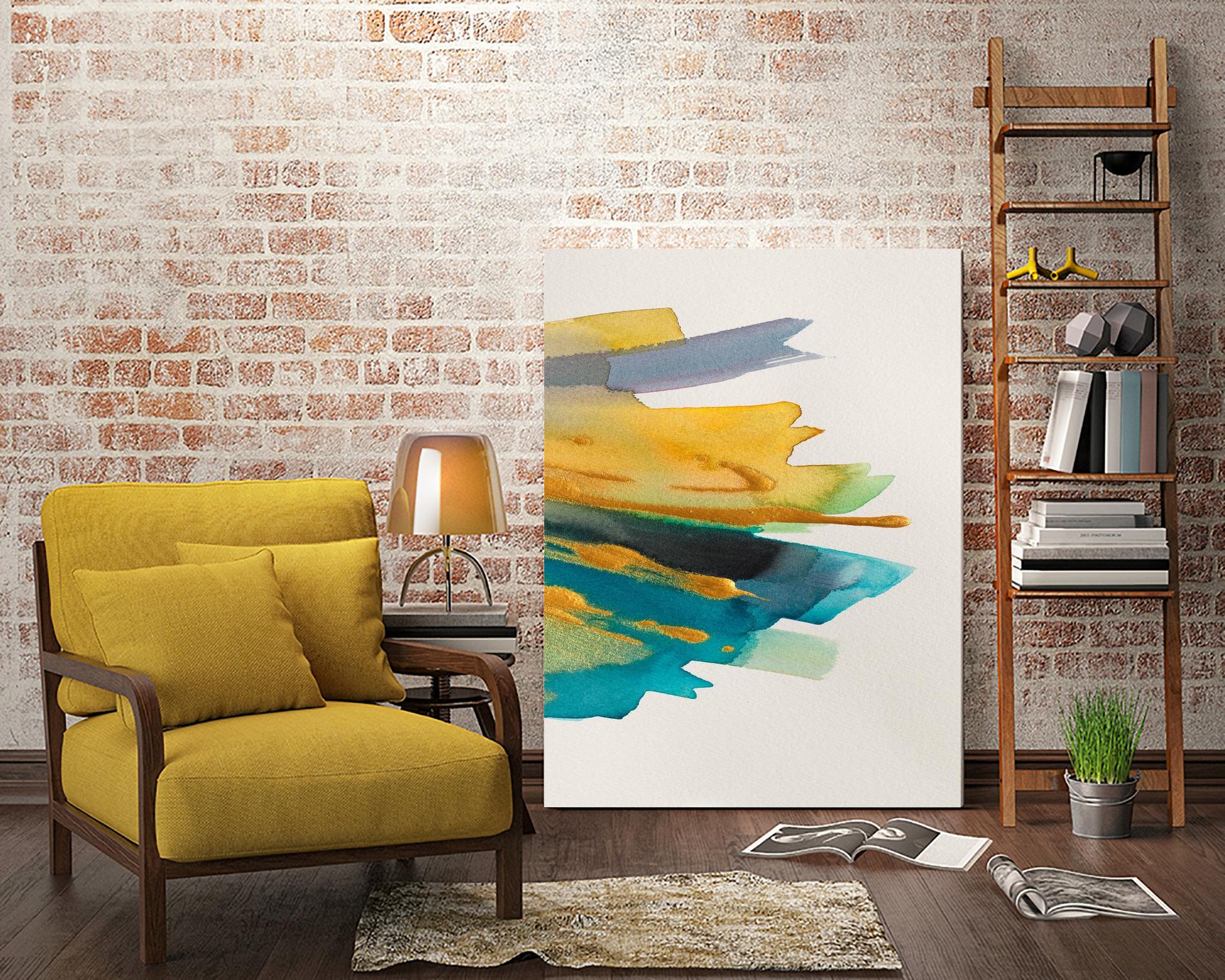 Amber Gold I by Lanie Loreth on GIANT ART - abstract amber