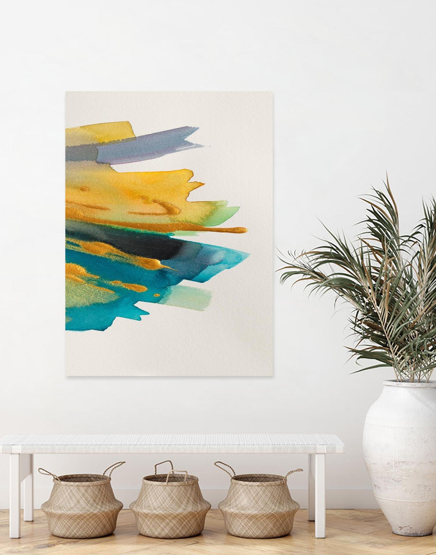 Amber Gold I by Lanie Loreth on GIANT ART - abstract amber