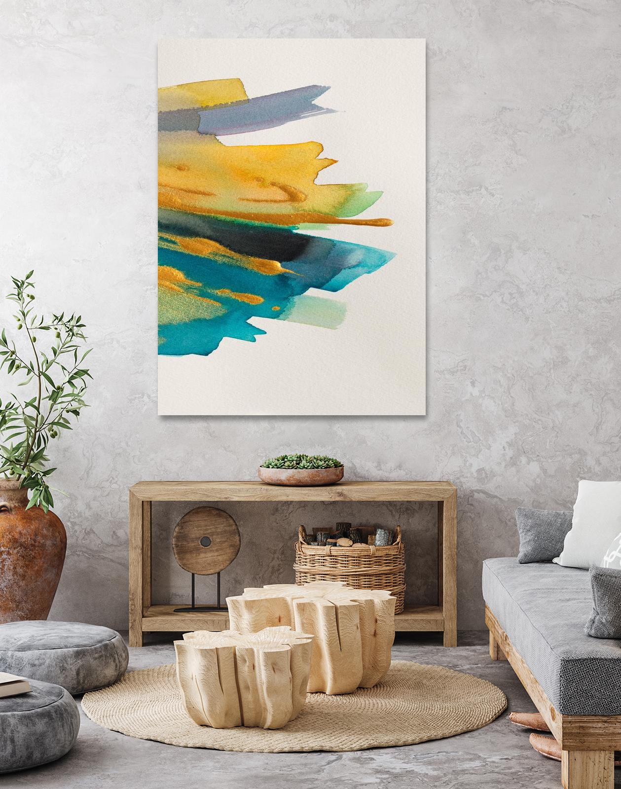 Amber Gold I by Lanie Loreth on GIANT ART - abstract amber