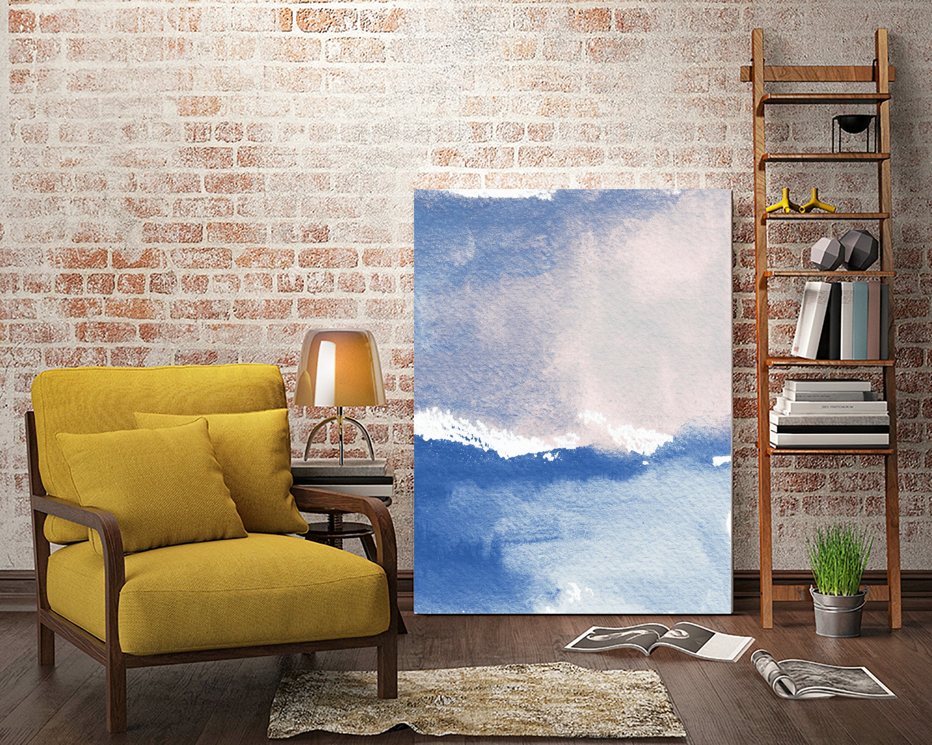 Blue Skies by Elizabeth Medley on GIANT ART - abstract abstract