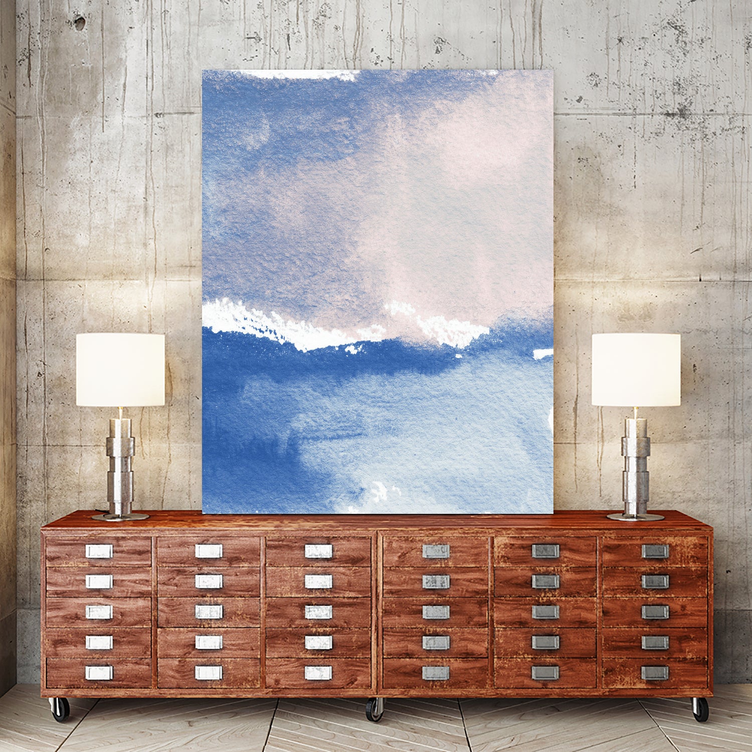 Blue Skies by Elizabeth Medley on GIANT ART - abstract abstract