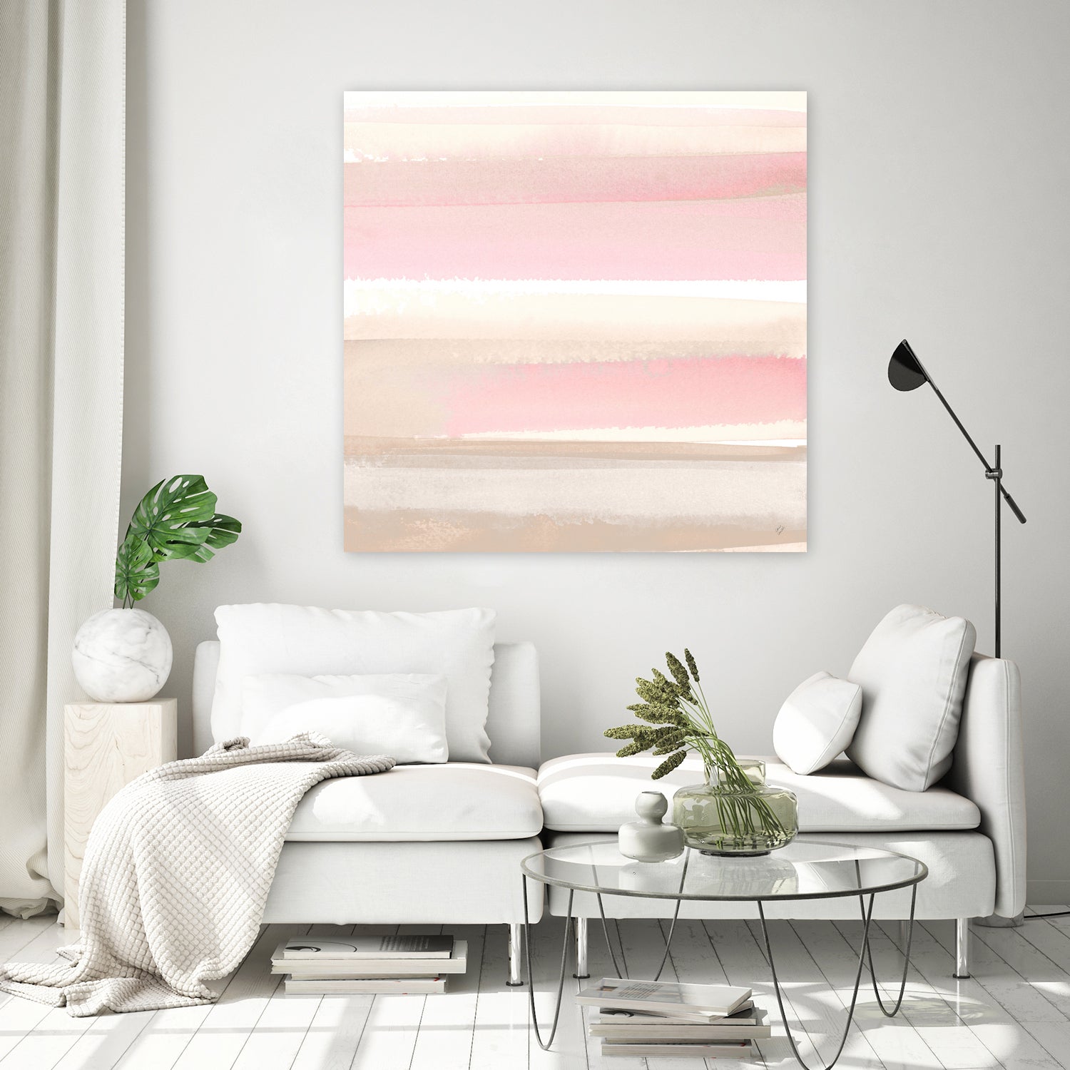 Blush Pasture II by Lanie Loreth on GIANT ART - abstract blush