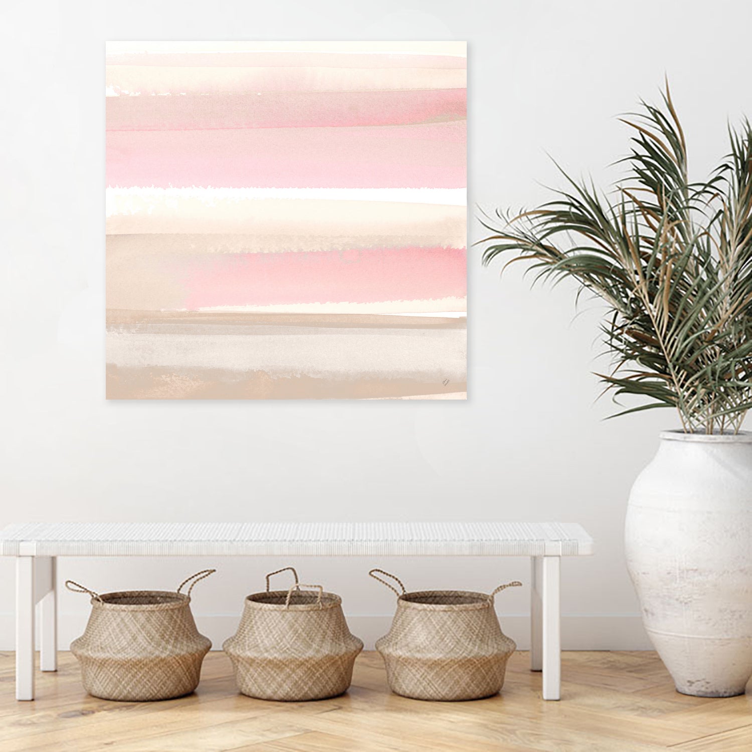 Blush Pasture II by Lanie Loreth on GIANT ART - abstract blush