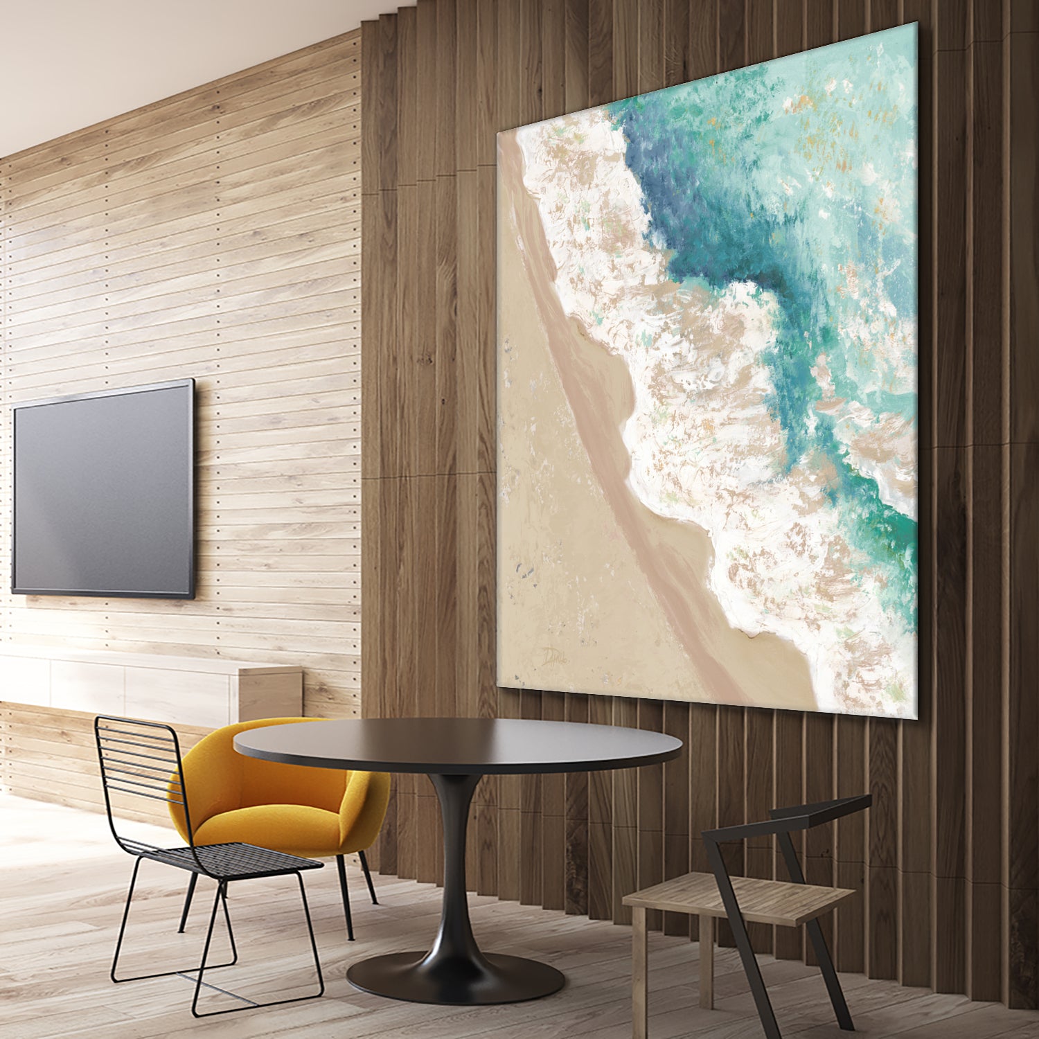 Waves Crashing by Patricia Pinto on GIANT ART - coastal waves