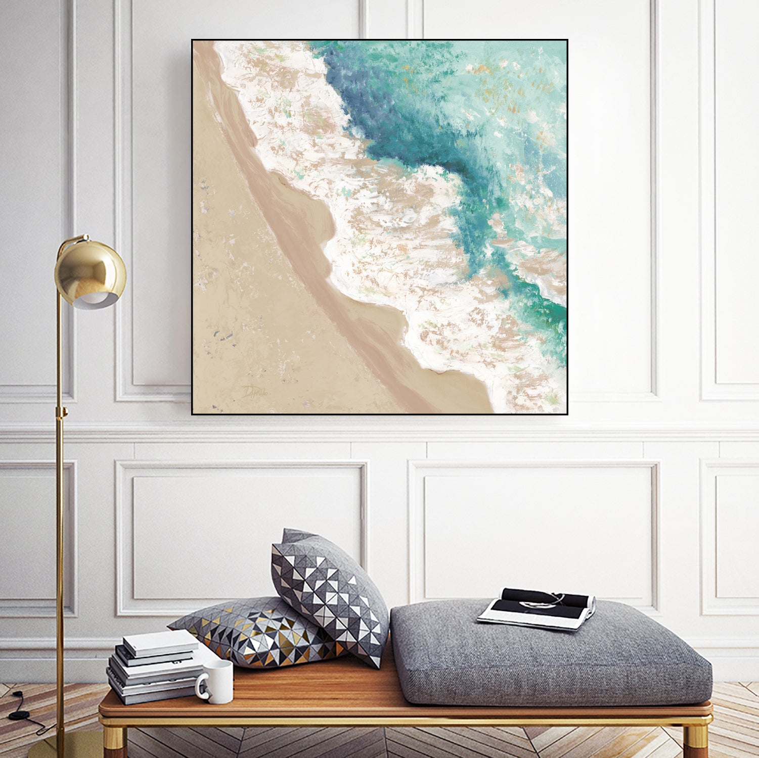 Waves Crashing by Patricia Pinto on GIANT ART - coastal waves