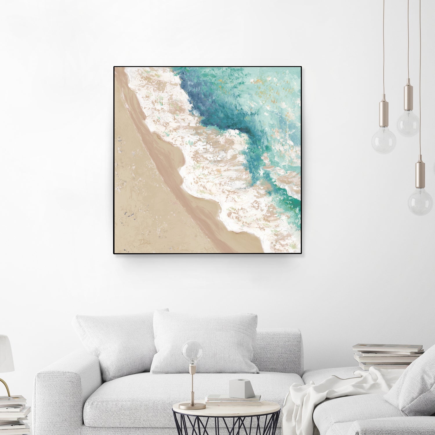 Waves Crashing by Patricia Pinto on GIANT ART - coastal waves