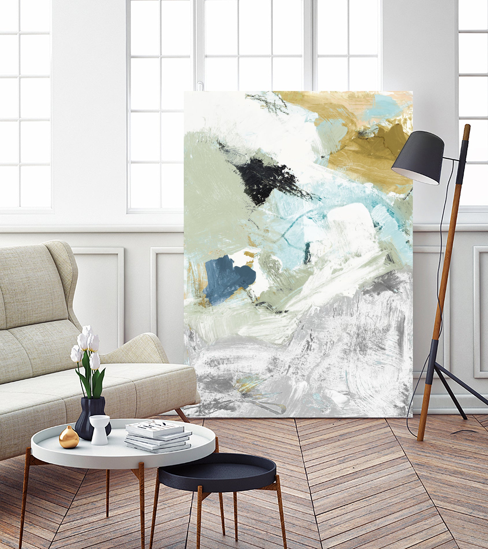 Winter Blues II by Lanie Loreth on GIANT ART - abstract winter