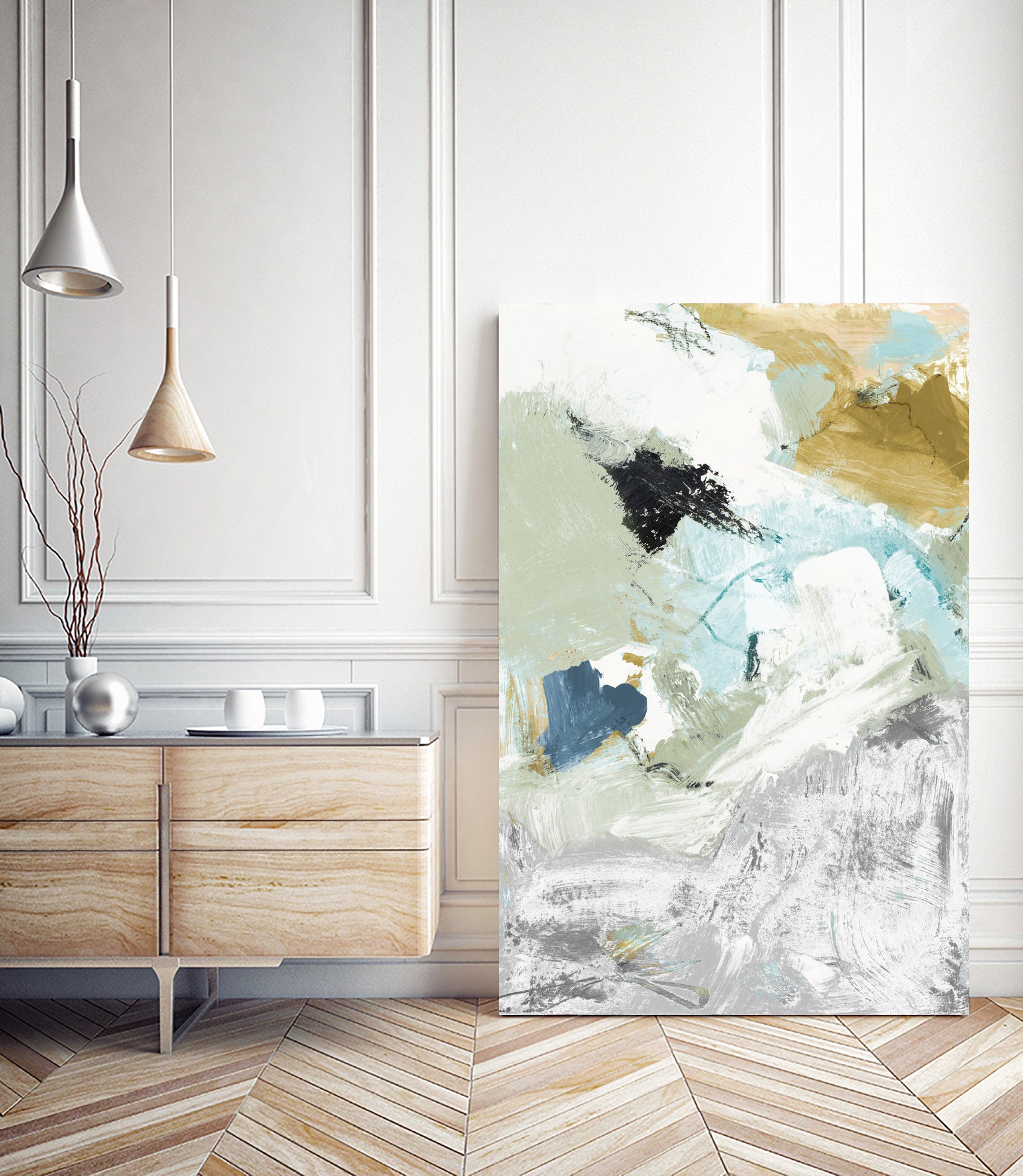 Winter Blues II by Lanie Loreth on GIANT ART - abstract winter