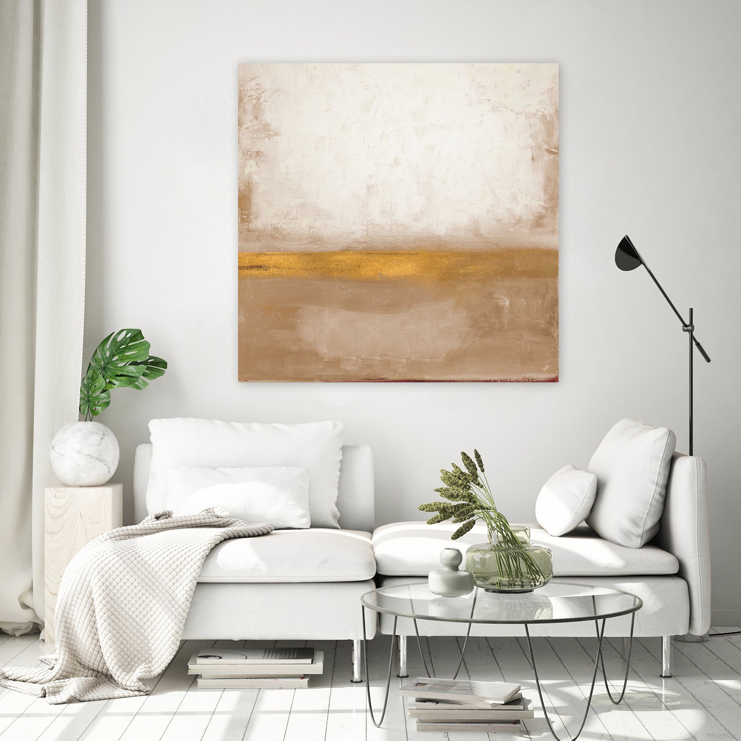Gold Peak by Patricia Pinto on GIANT ART - abstract gold