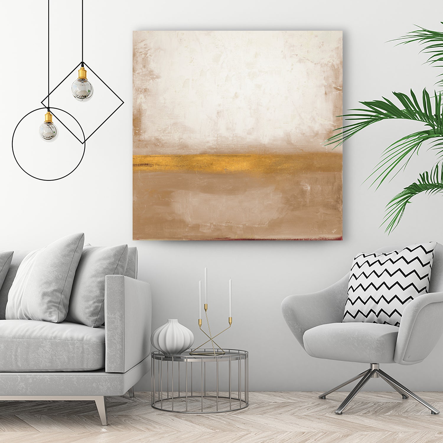 Gold Peak by Patricia Pinto on GIANT ART - abstract gold