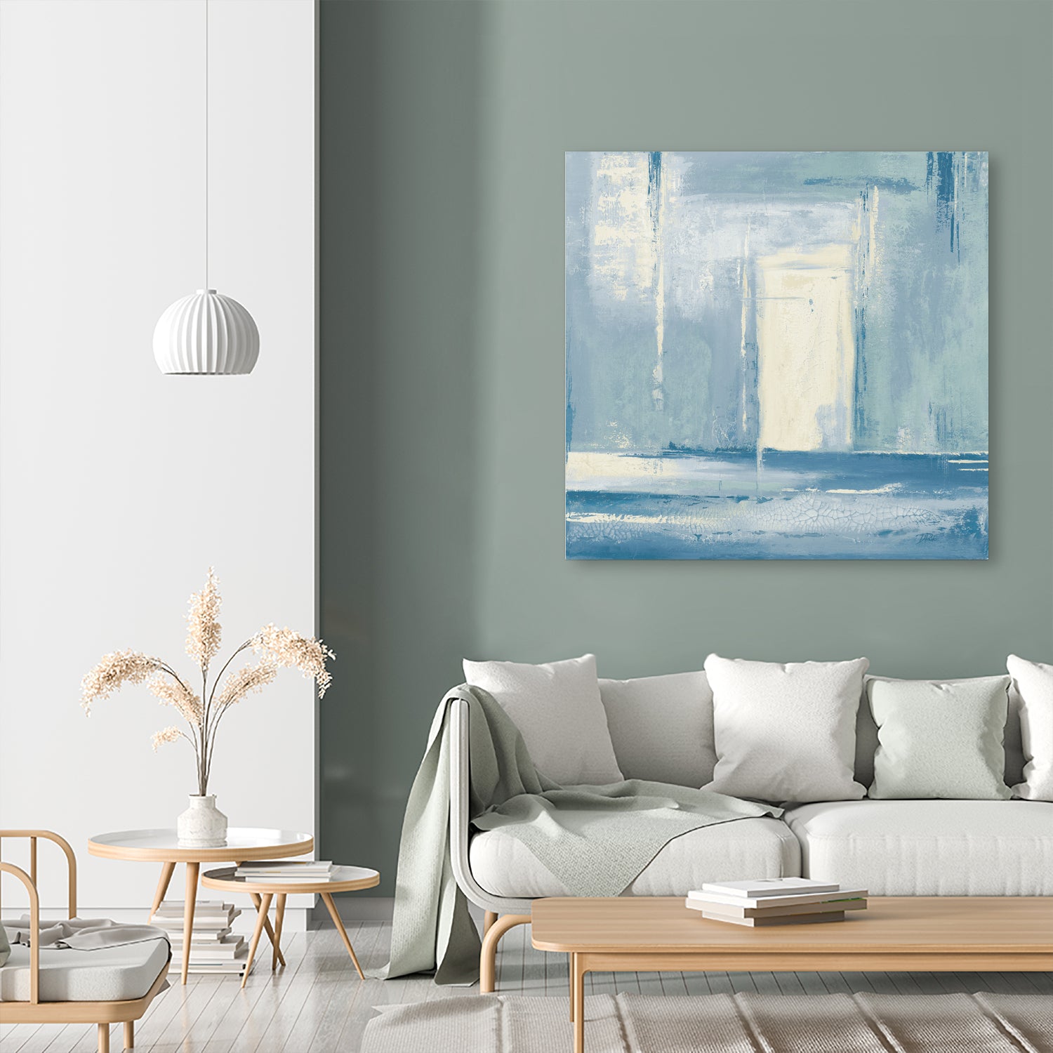 Blue Room Abstract I by Patricia Pinto on GIANT ART - abstract blue