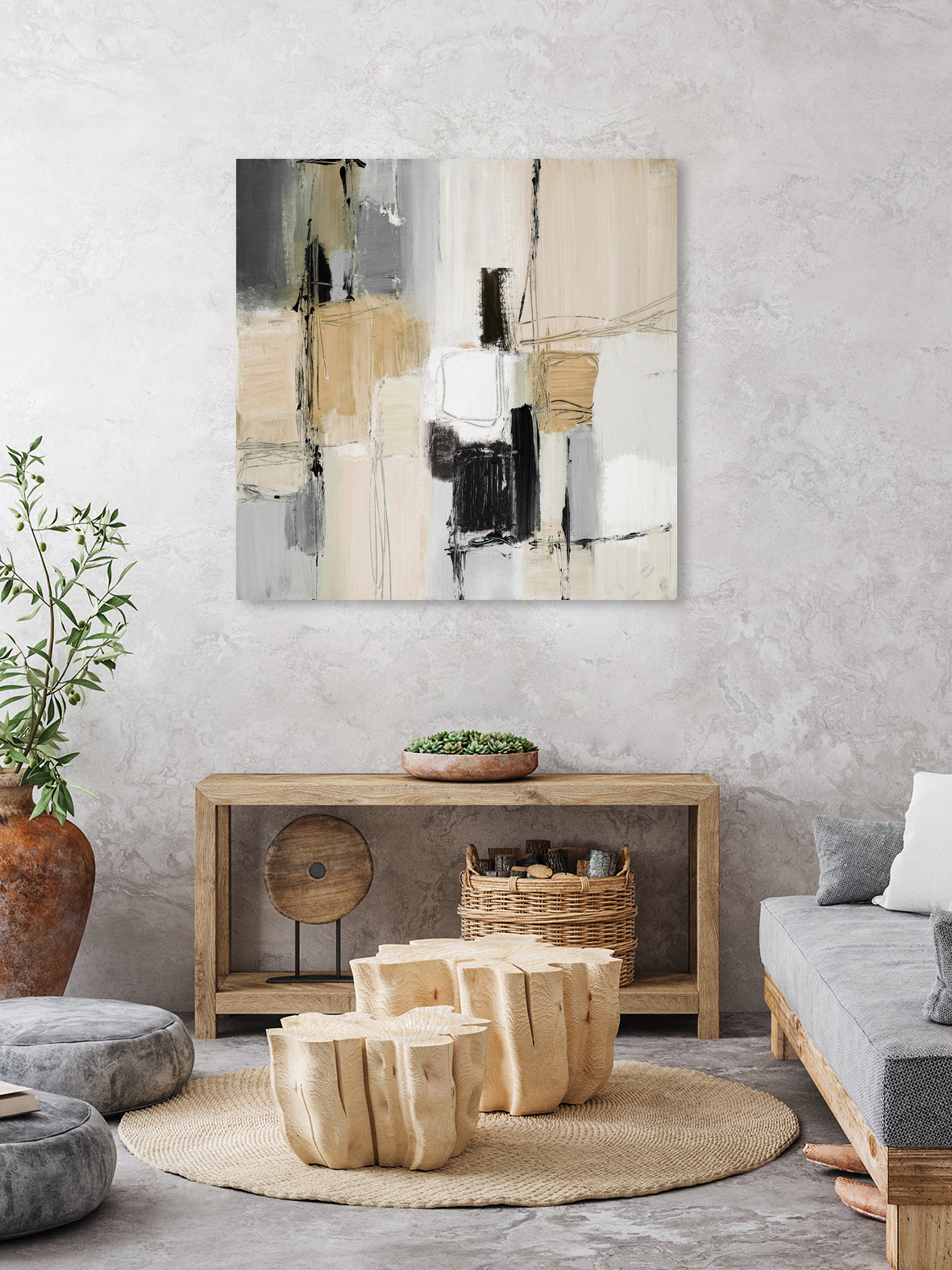 Earth Tones I by Lanie Loreth on GIANT ART - abstract abstract